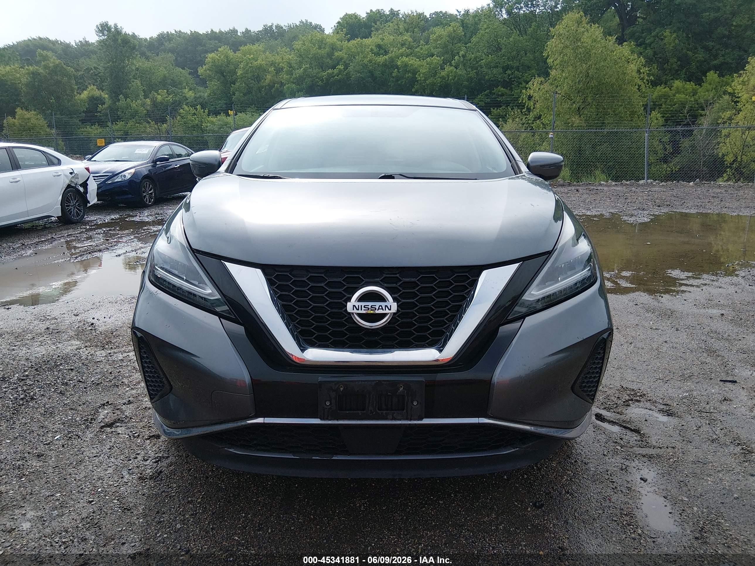 2019 Nissan Murano S Серый vin: 5N1AZ2MS7KN161223