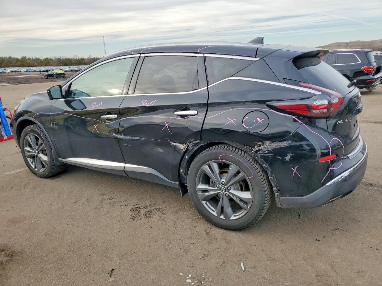 2019 Nissan Murano S Black vin: 5N1AZ2MS8KN166382