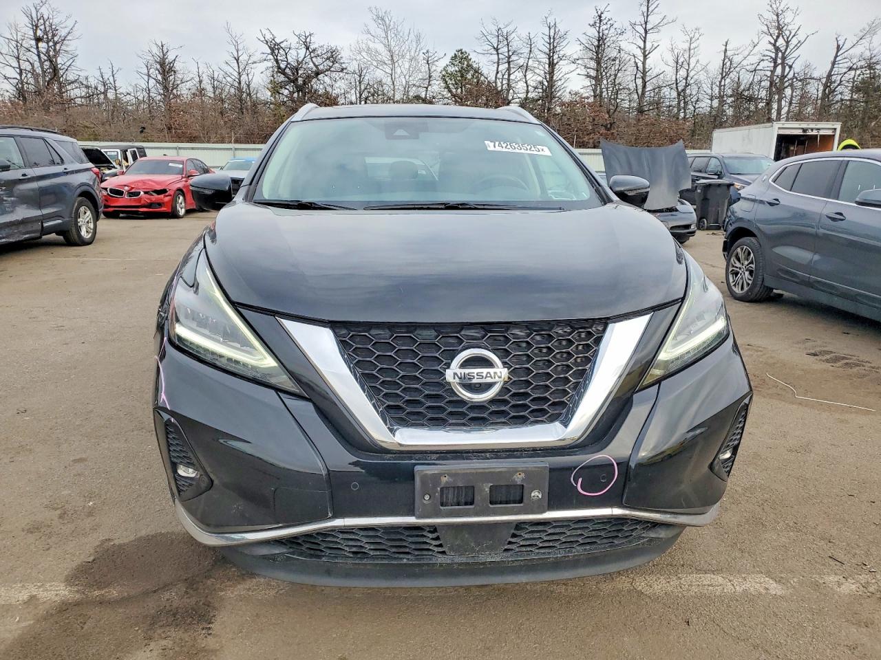 2019 Nissan Murano S Black vin: 5N1AZ2MS8KN166382
