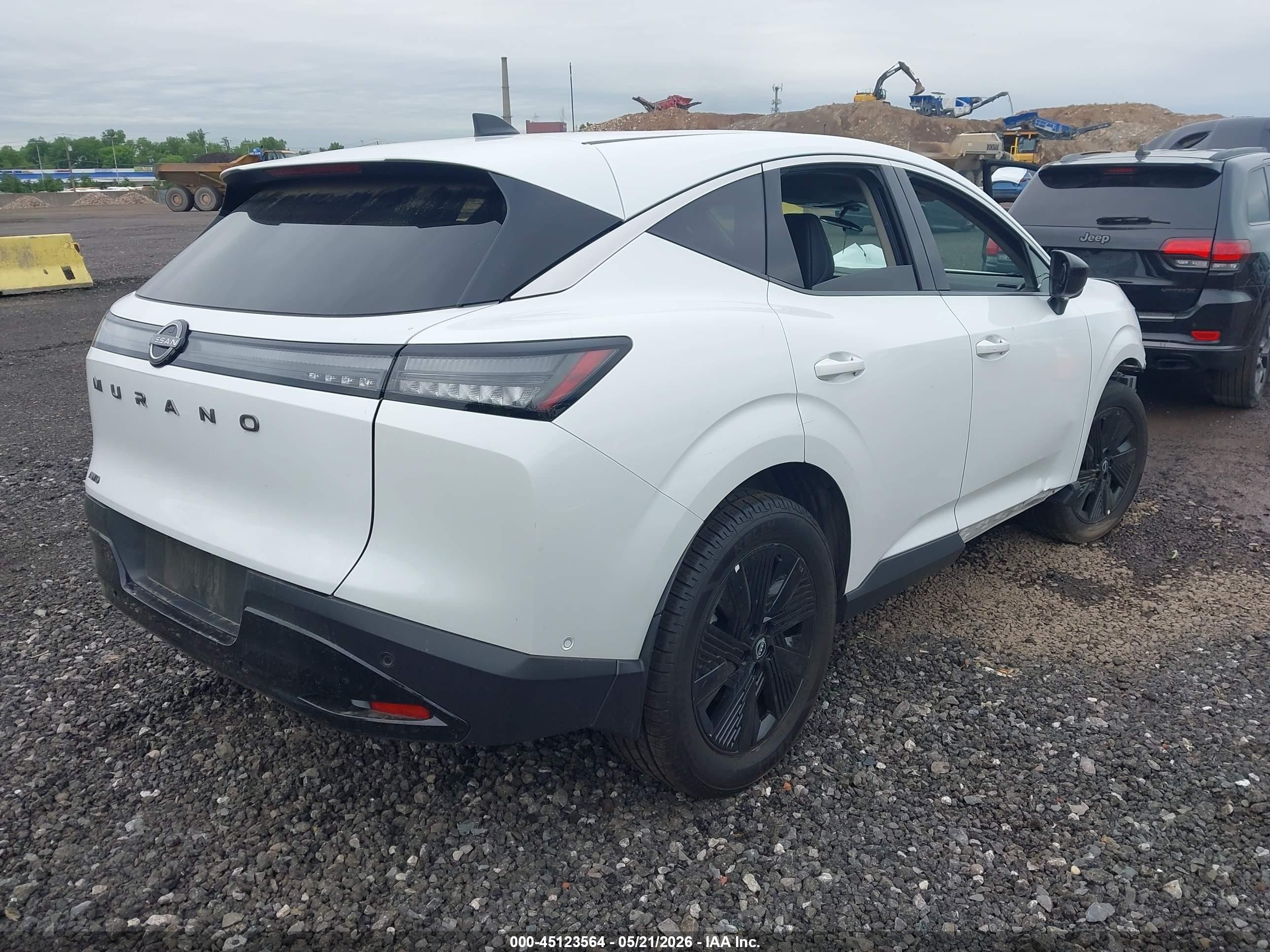 2025 Nissan Murano Sv Белый vin: 5N1AZ3BS6SC131103