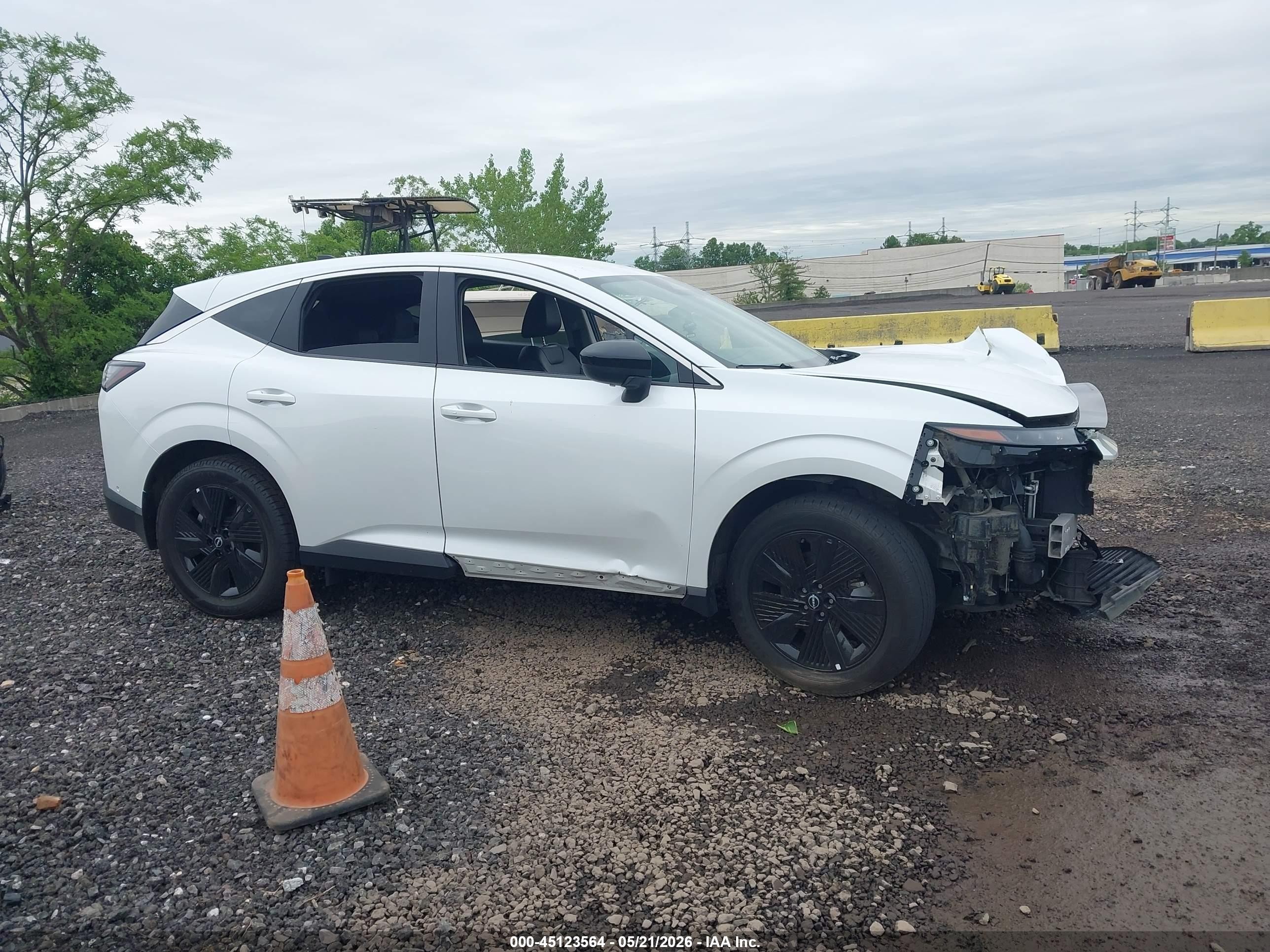 2025 Nissan Murano Sv Белый vin: 5N1AZ3BS6SC131103