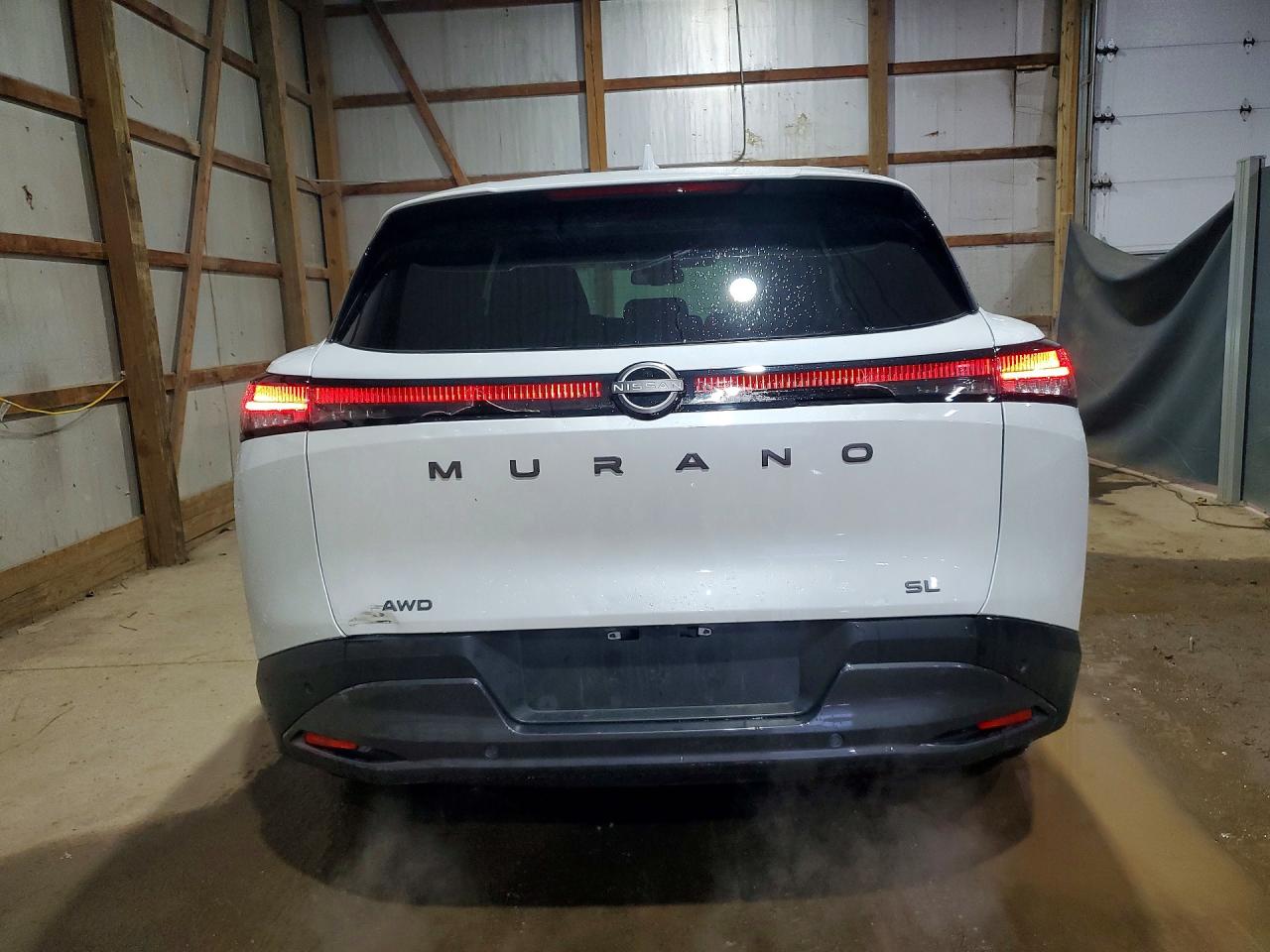 2025 Nissan Murano Sl White vin: 5N1AZ3CS3SC121014