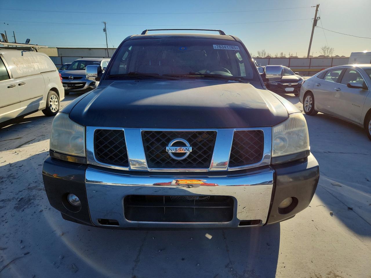 2007 Nissan Armada Se Ffv Gray vin: 5N1BA08A17N707085