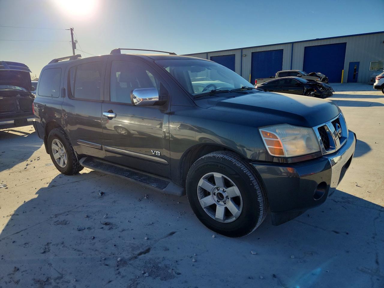 2007 Nissan Armada Se Ffv Gray vin: 5N1BA08A17N707085