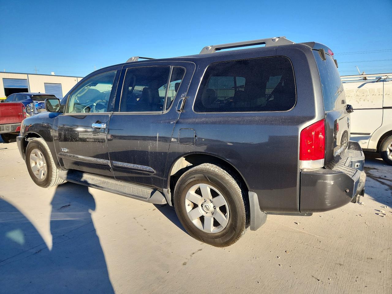 2007 Nissan Armada Se Ffv Gray vin: 5N1BA08A17N707085