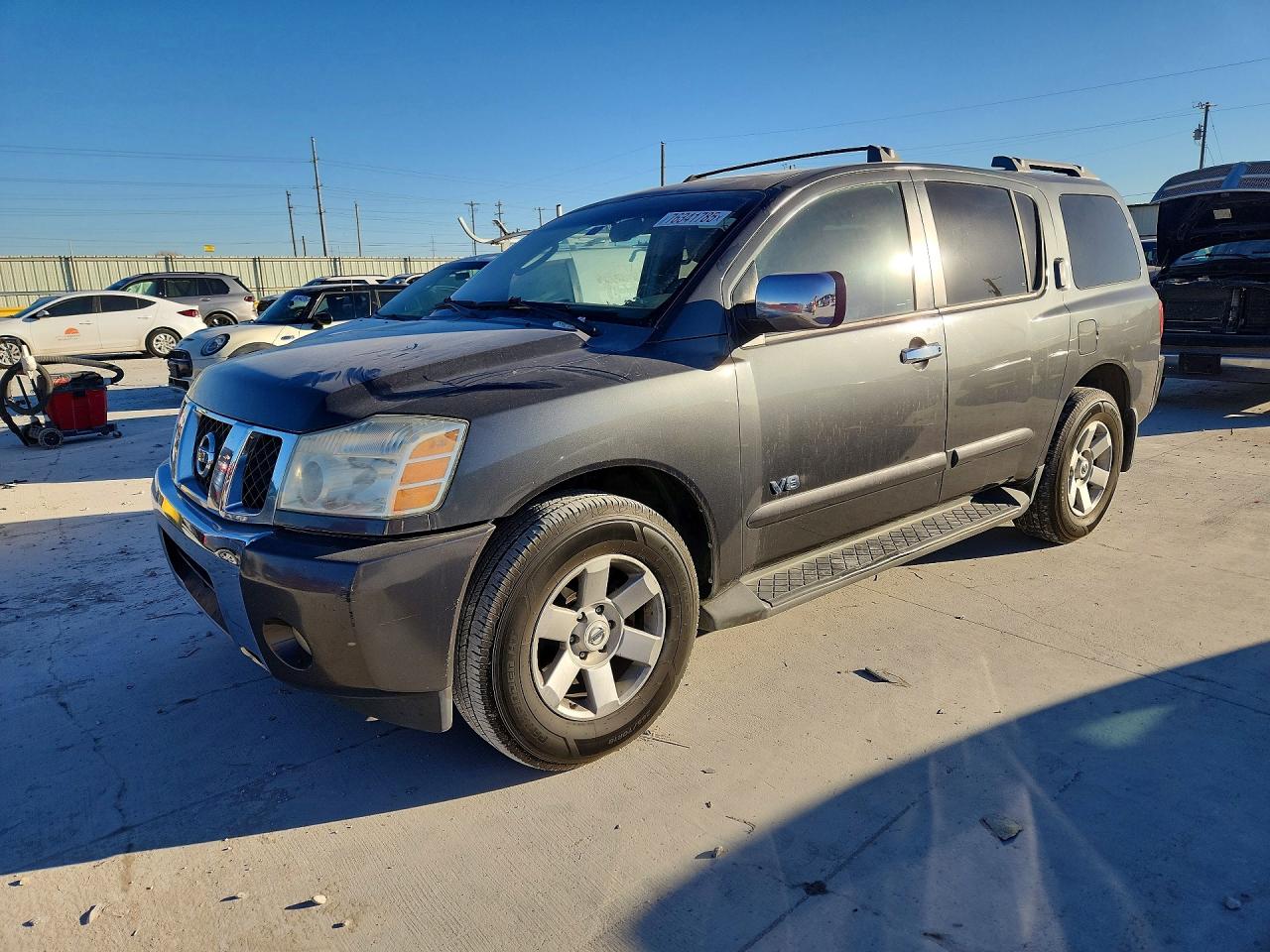2007 Nissan Armada Se Ffv Gray vin: 5N1BA08A17N707085