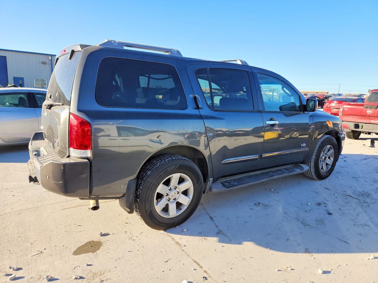 2007 Nissan Armada Se Ffv Gray vin: 5N1BA08A17N707085