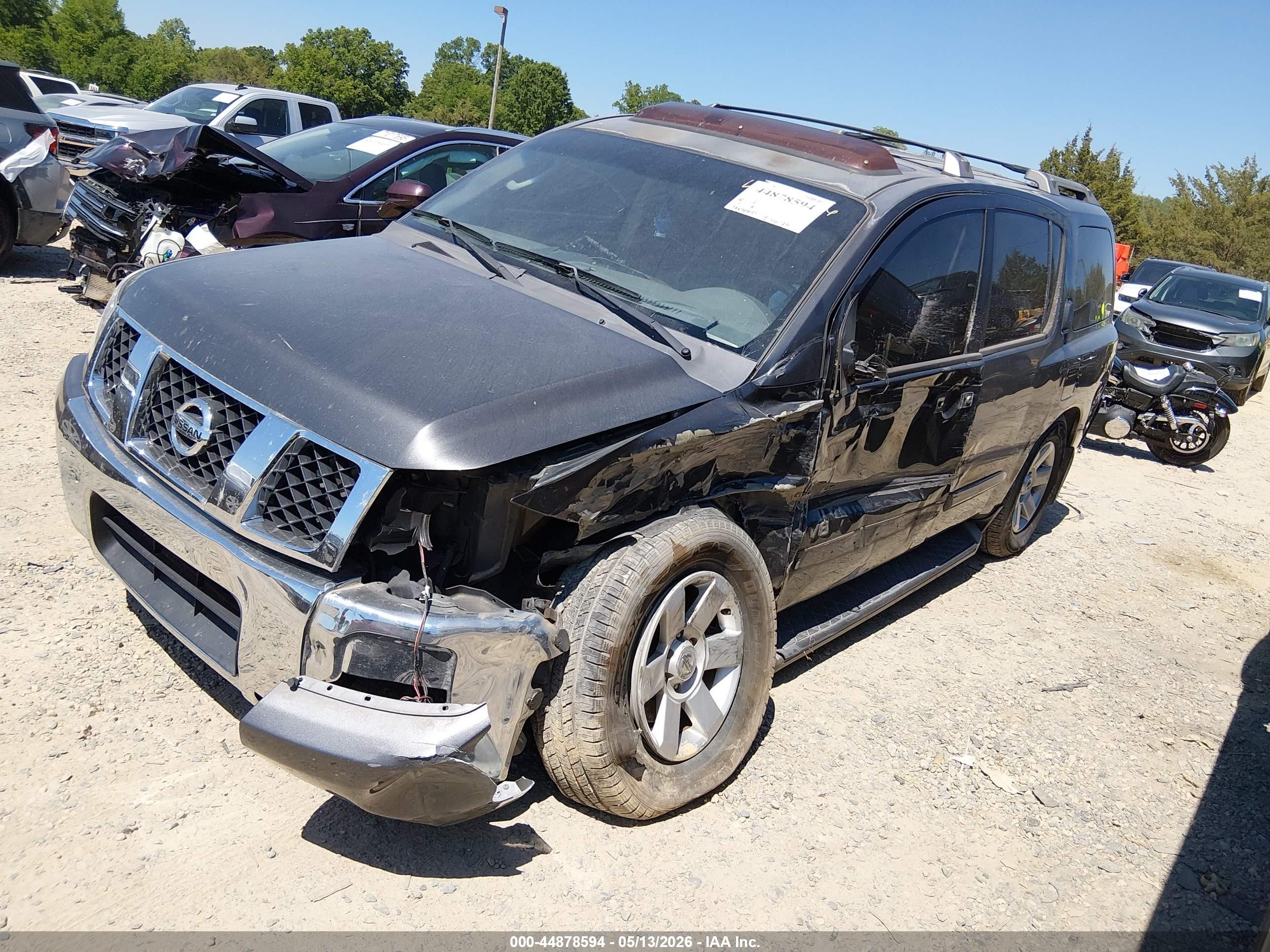 2007 Nissan Armada Le Серый vin: 5N1BA08A27N711937