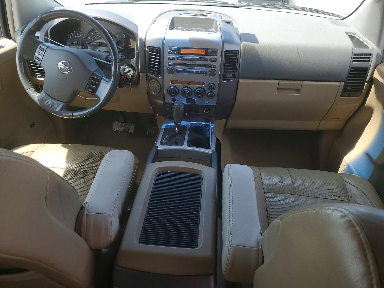 2007 Nissan Armada Se Ffv White vin: 5N1BA08A47N709073