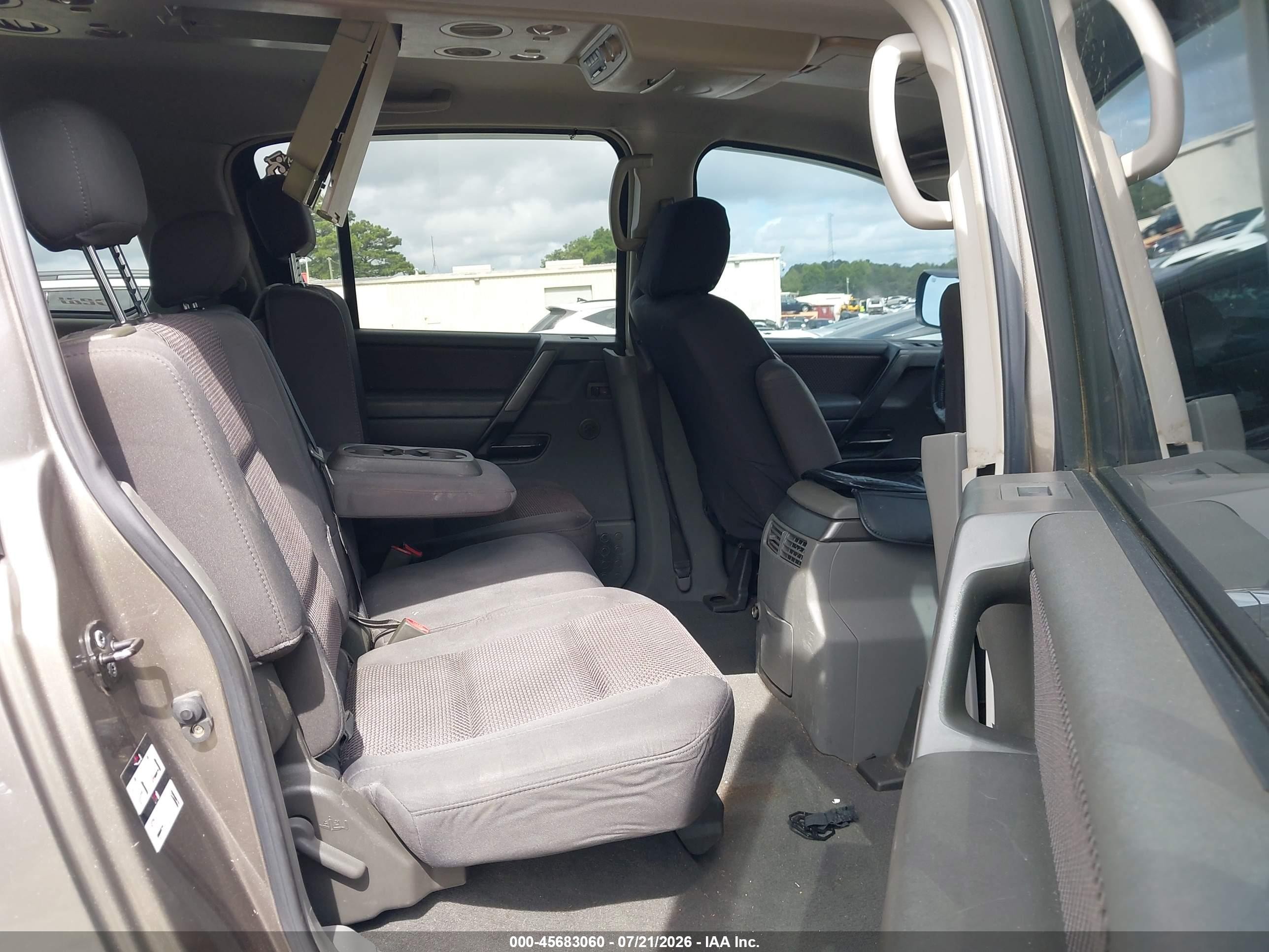 2007 Nissan Armada Se Желто-коричневый vin: 5N1BA08A47N718808