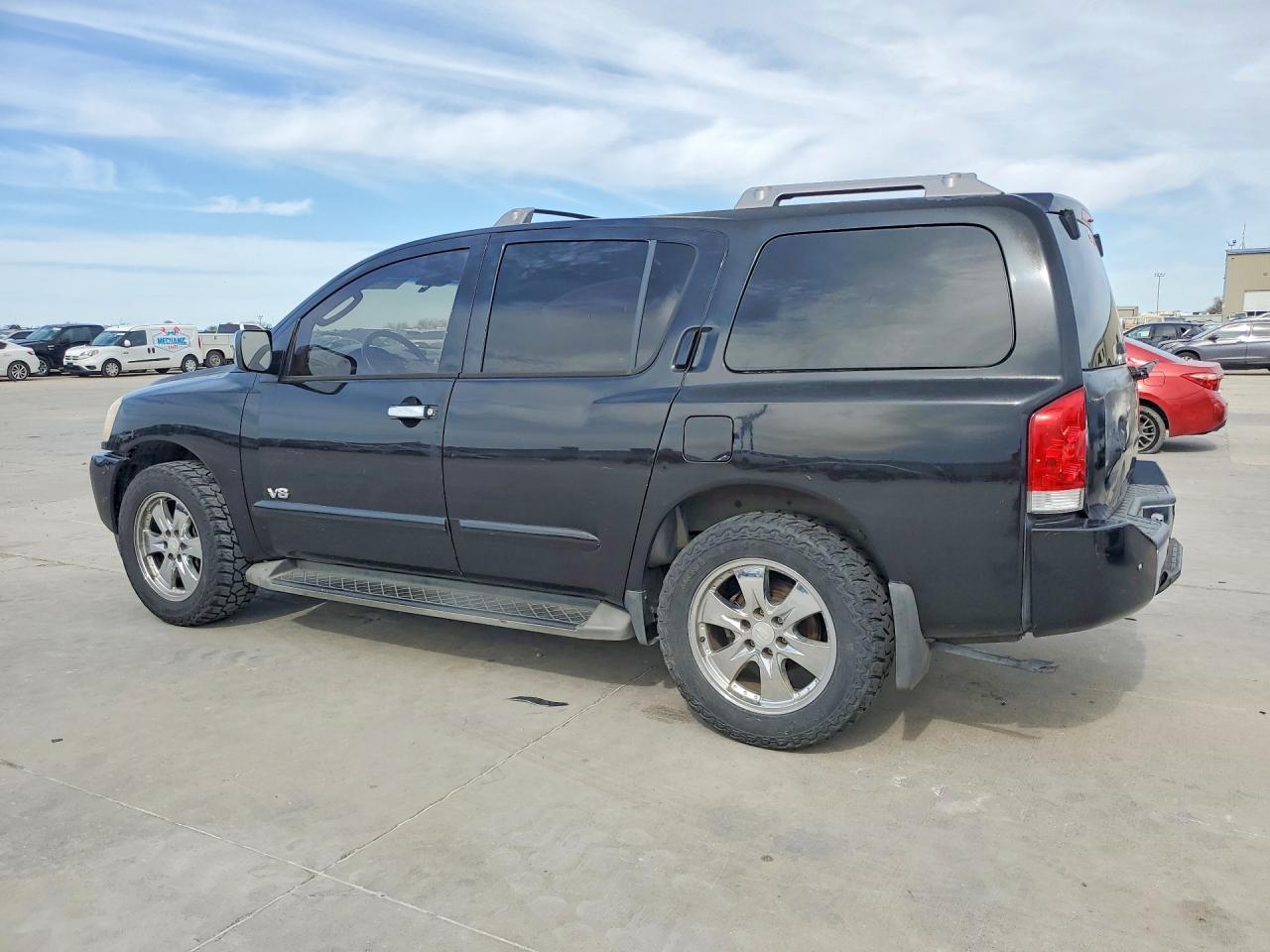2007 Nissan Armada Se Ffv Black vin: 5N1BA08A77N705969