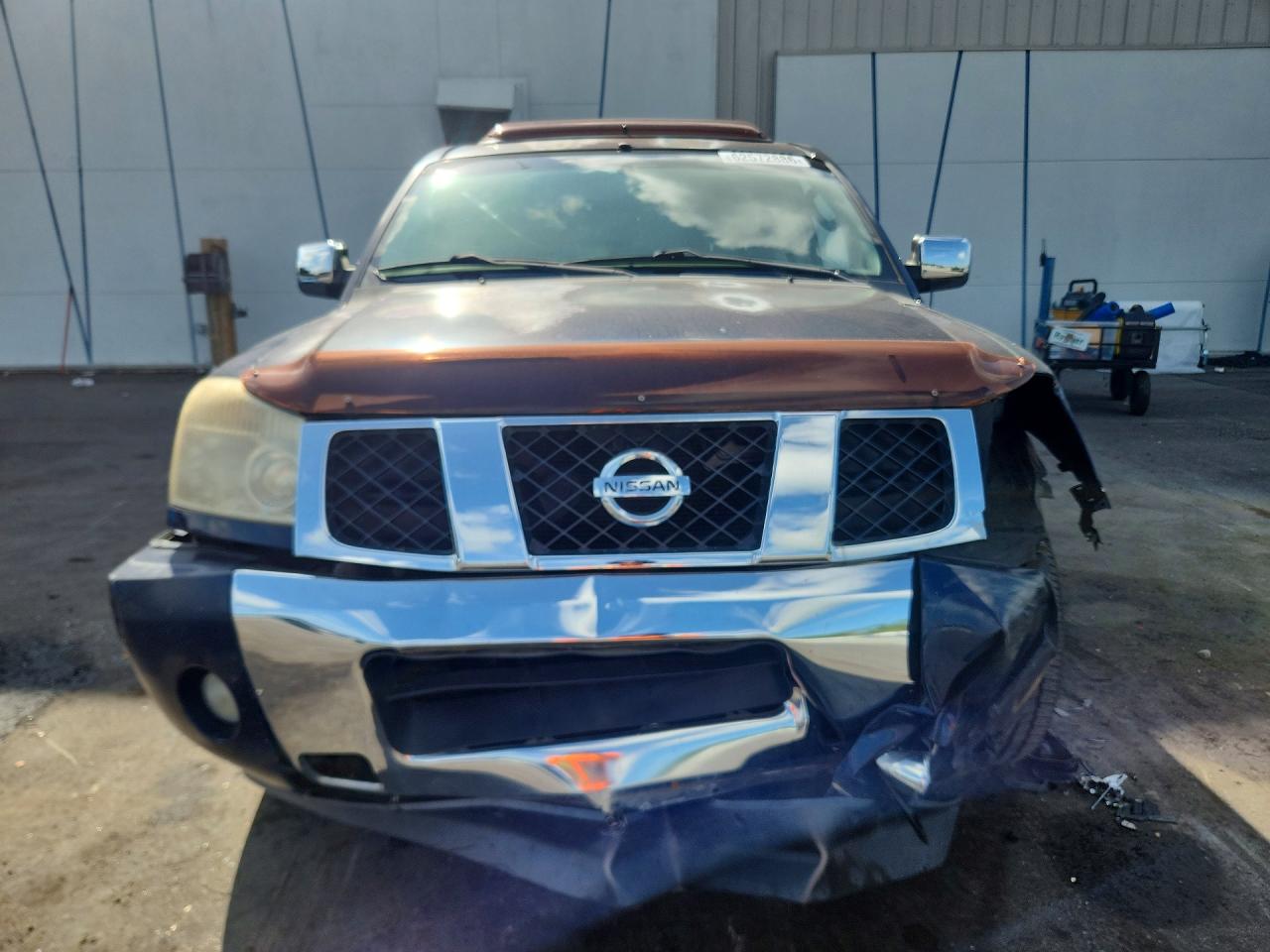 2007 Nissan Armada Se Ffv Blue vin: 5N1BA08A87N720884