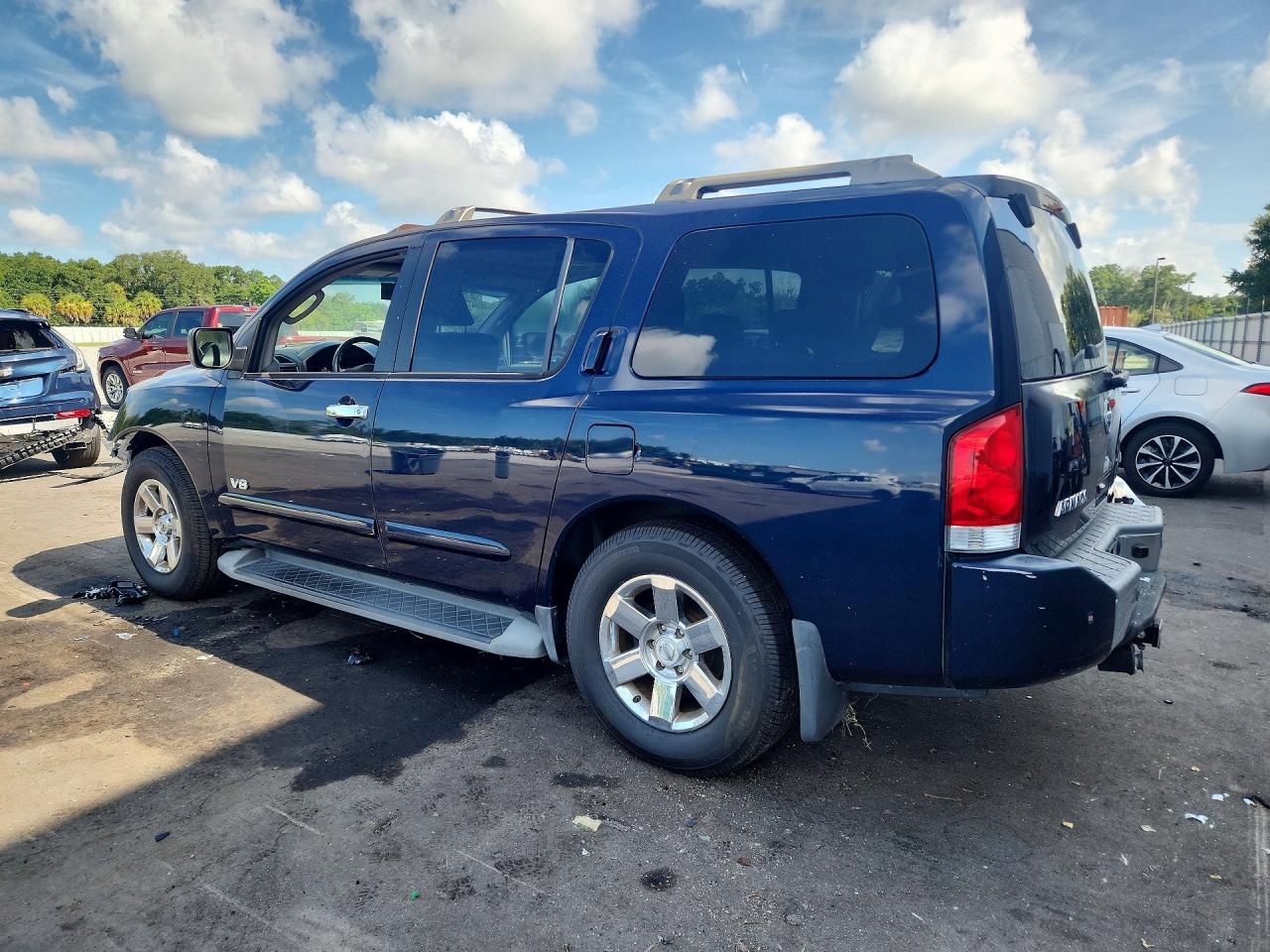 2007 Nissan Armada Se Ffv Blue vin: 5N1BA08A87N720884