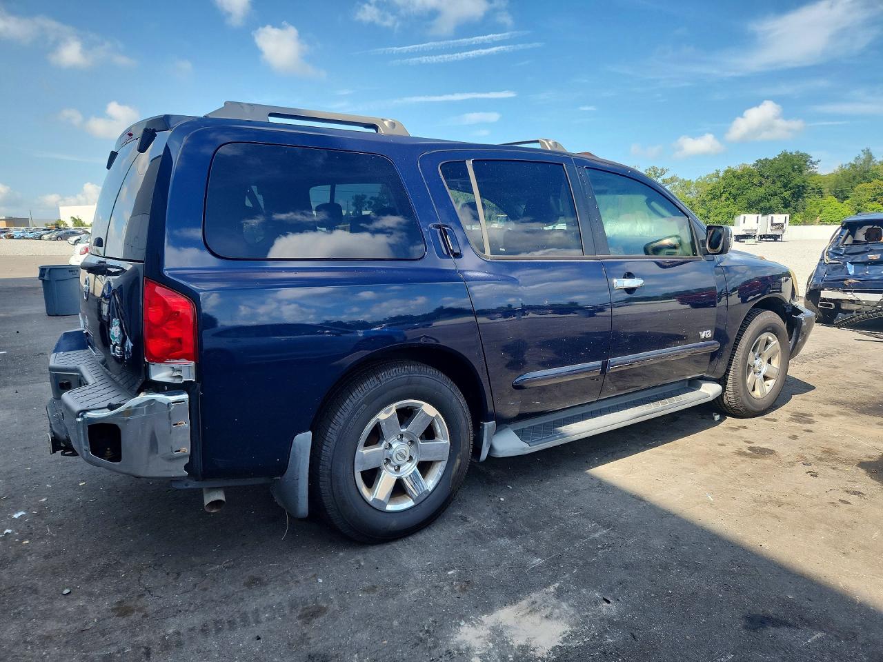 2007 Nissan Armada Se Ffv Blue vin: 5N1BA08A87N720884