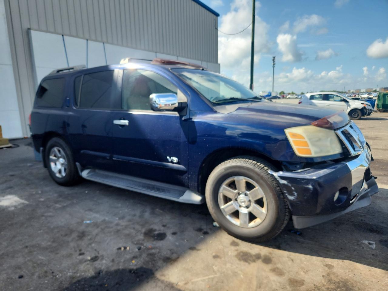 2007 Nissan Armada Se Ffv Blue vin: 5N1BA08A87N720884