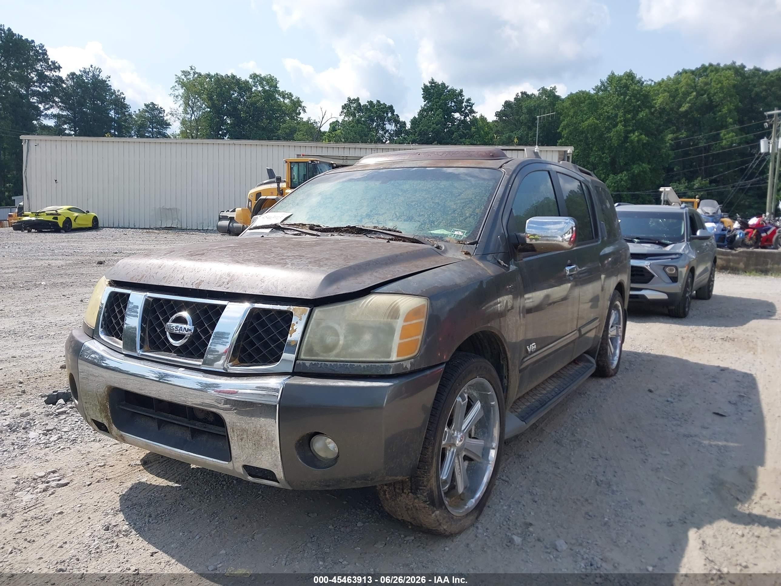 2007 Nissan Armada Le Gray vin: 5N1BA08A87N721792