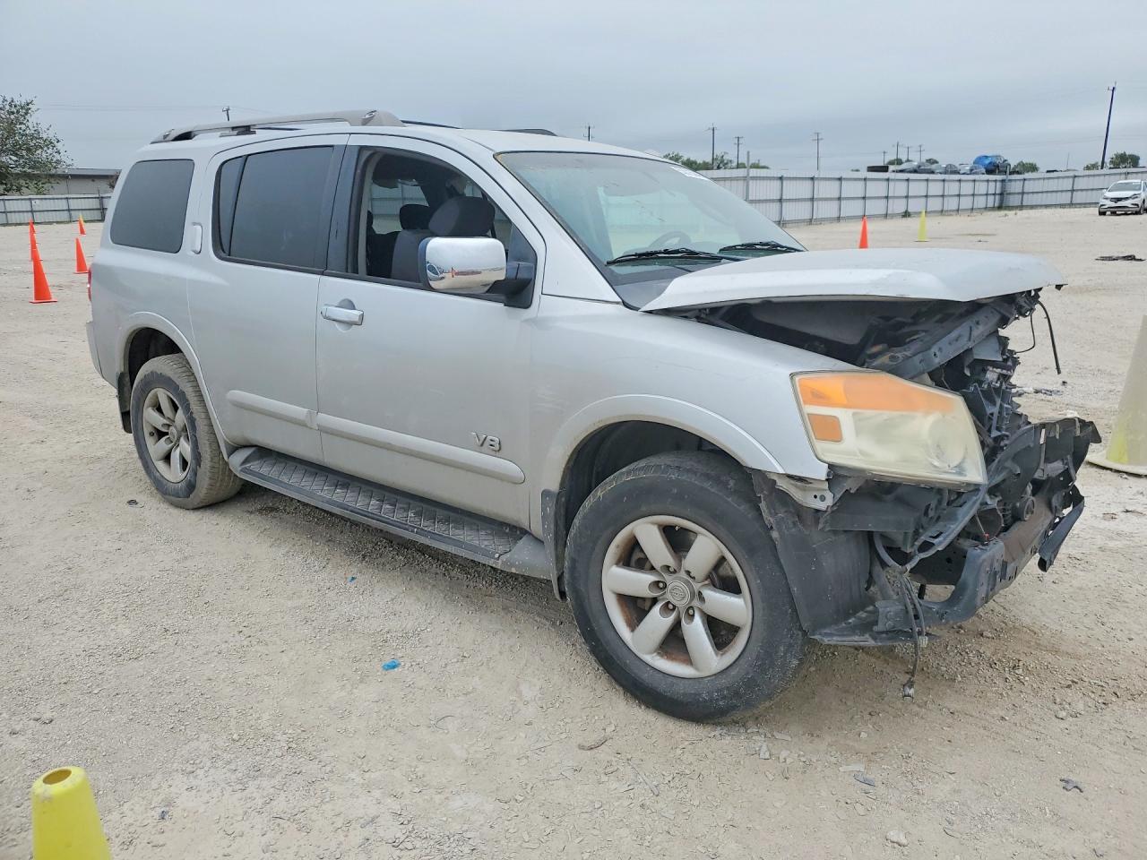 2008 Nissan Armada Se Ffv Silver vin: 5N1BA08C18N629815