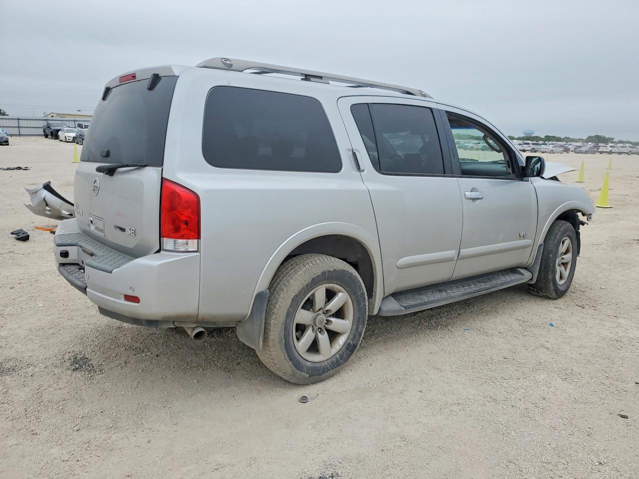 2008 Nissan Armada Se Ffv Silver vin: 5N1BA08C18N629815