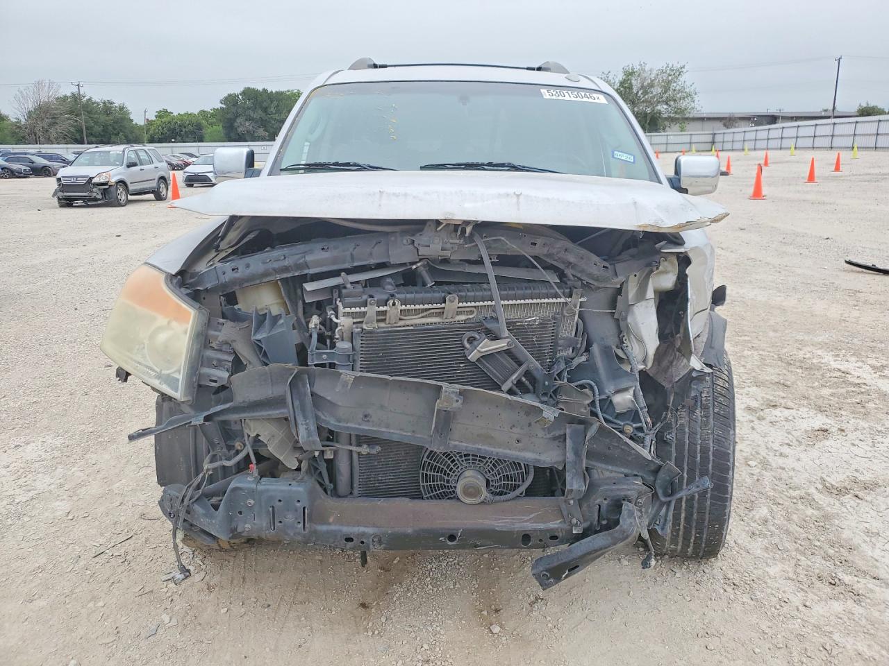 2008 Nissan Armada Se Ffv Silver vin: 5N1BA08C18N629815