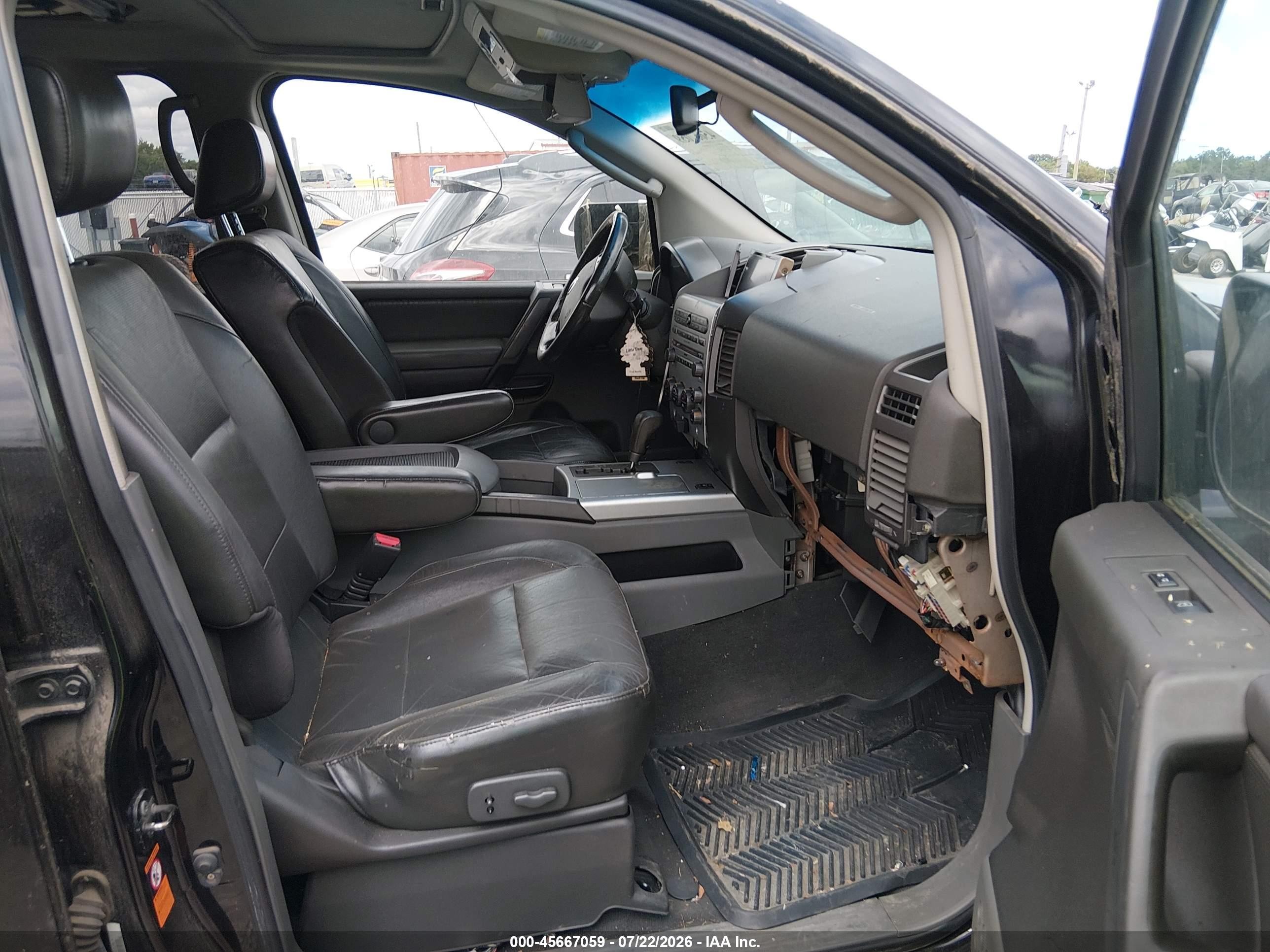 2007 Nissan Armada Le Black vin: 5N1BA08C27N704228