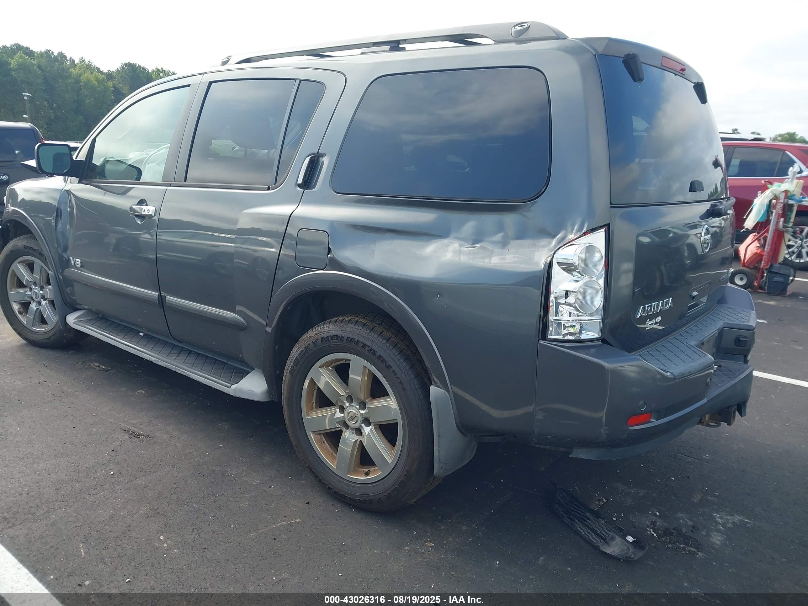 2009 Nissan Armada Le Gray vin: 5N1BA08C29N607727