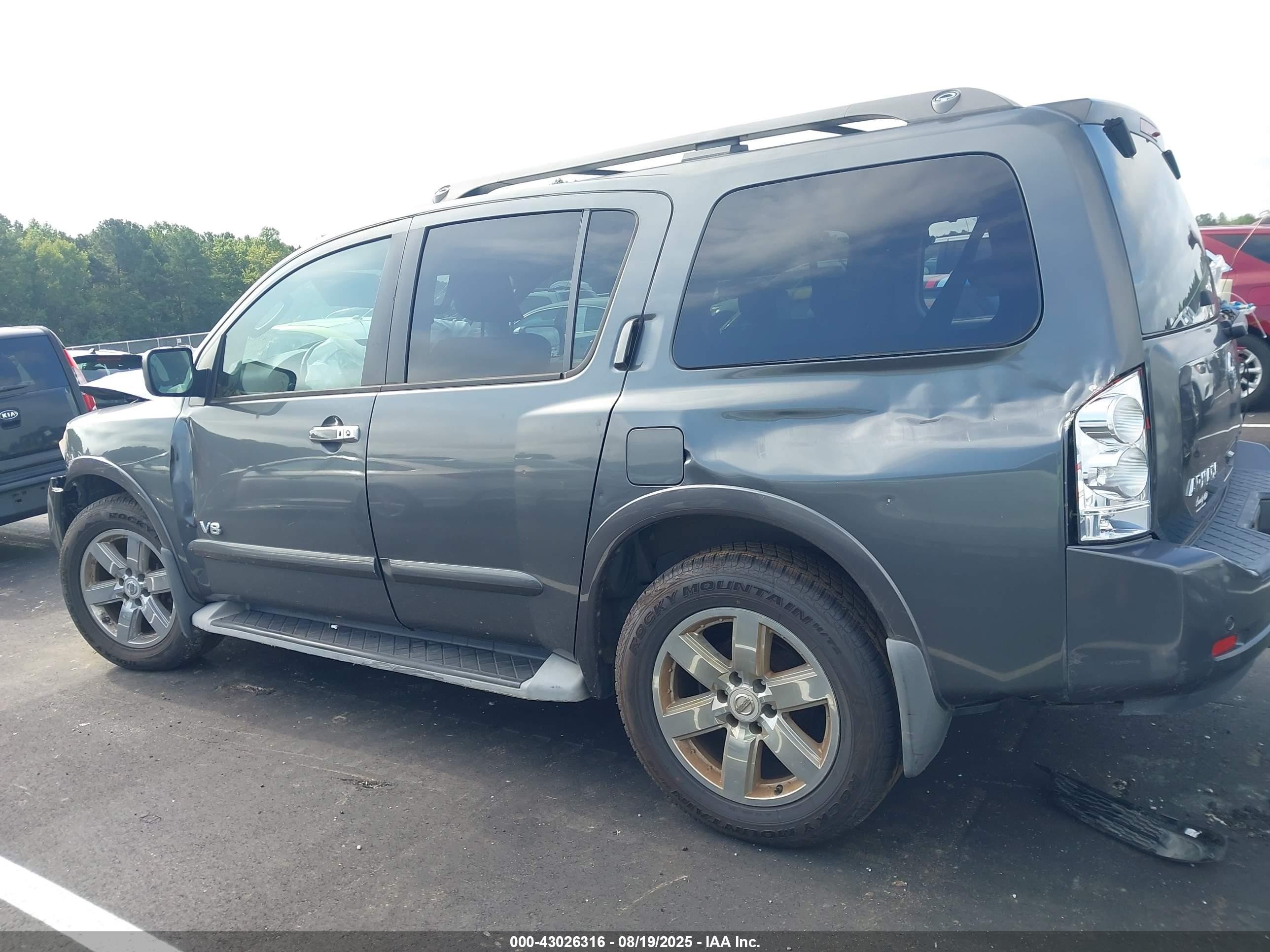 2009 Nissan Armada Le Gray vin: 5N1BA08C29N607727