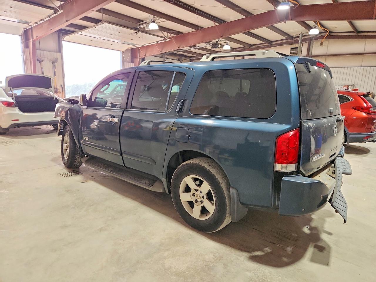 2007 Nissan Armada Se Ffv Blue vin: 5N1BA08C47N704103