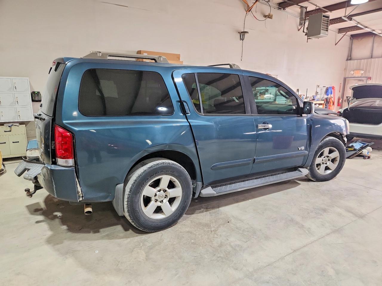2007 Nissan Armada Se Ffv Blue vin: 5N1BA08C47N704103