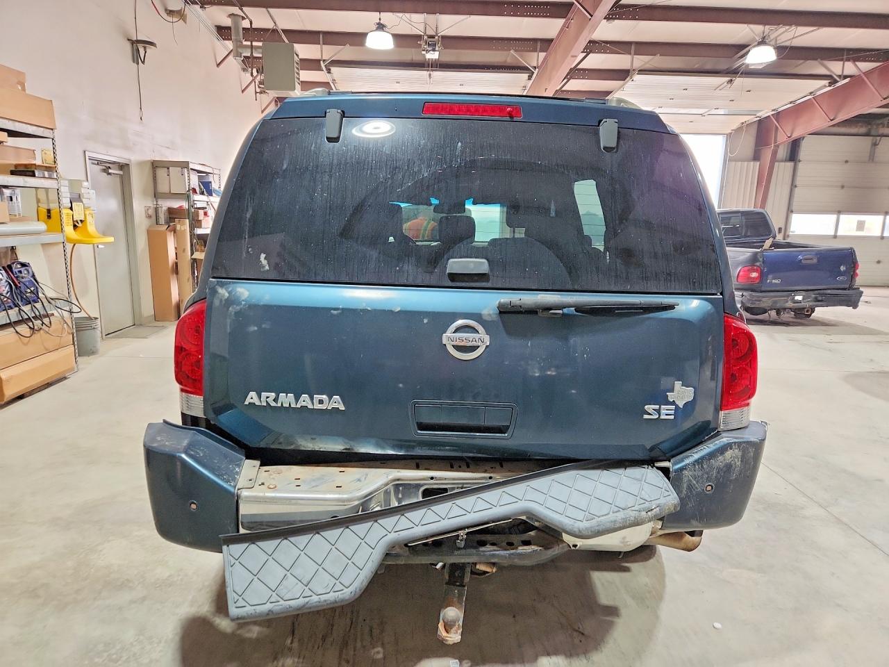 2007 Nissan Armada Se Ffv Blue vin: 5N1BA08C47N704103
