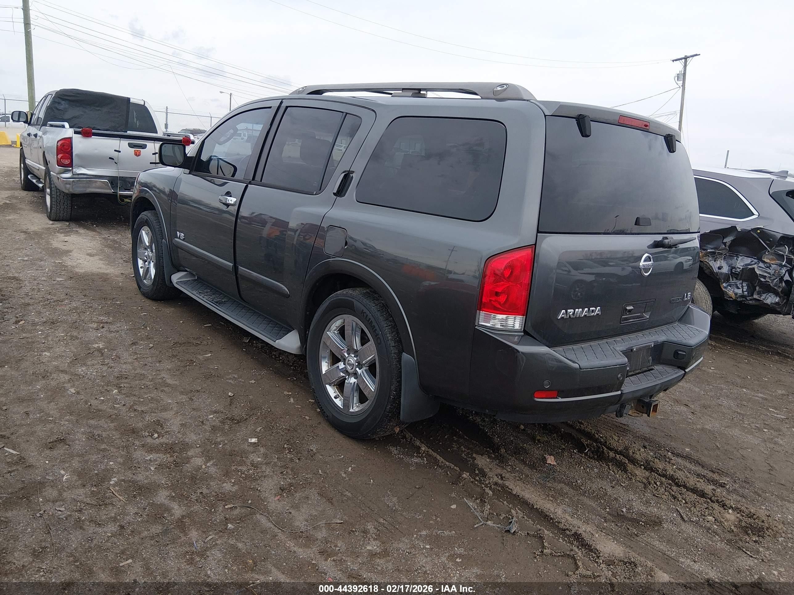 2009 Nissan Armada Le Gray vin: 5N1BA08C49N603727