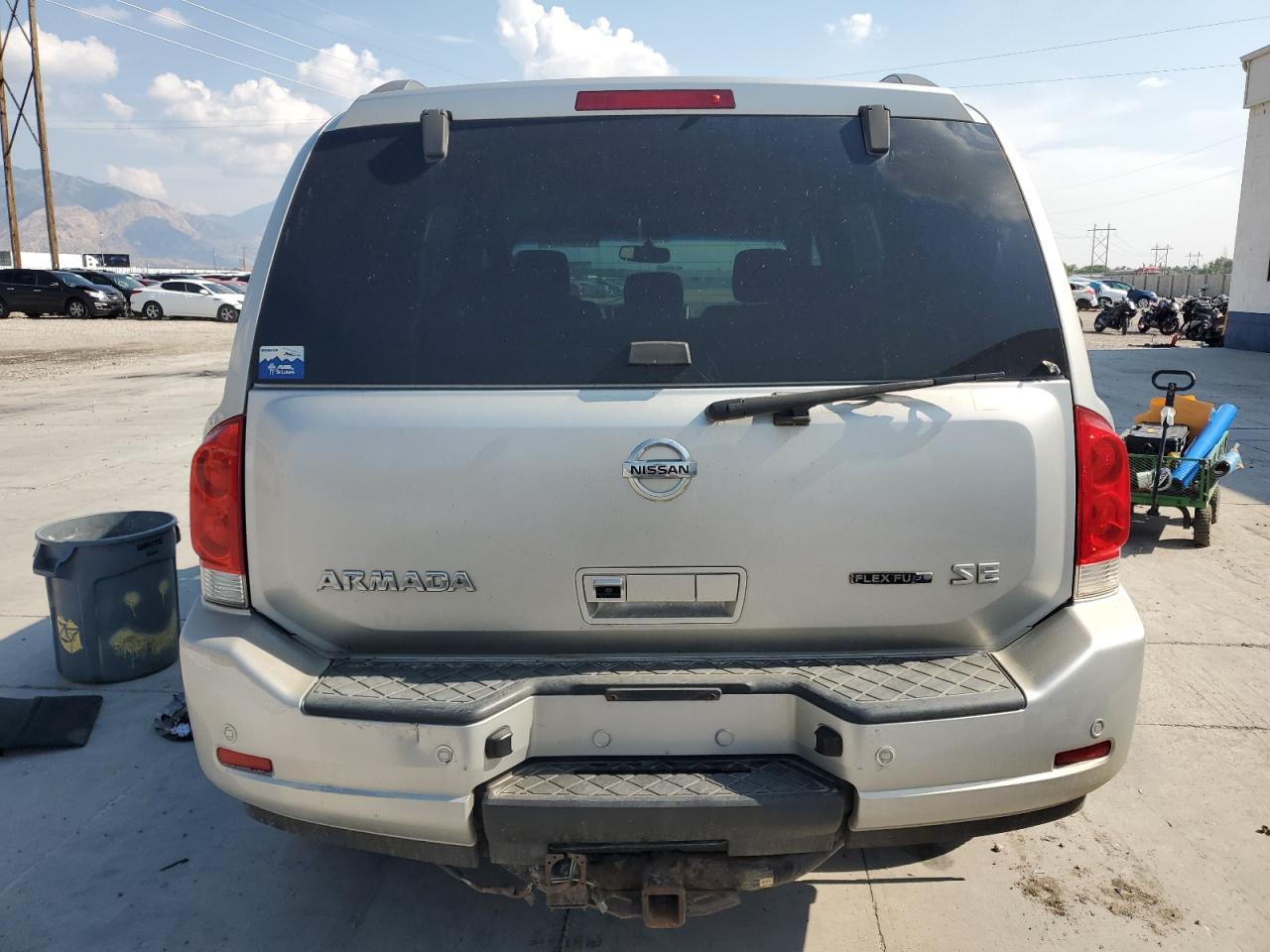 2009 Nissan Armada Se Silver vin: 5N1BA08C79N602054