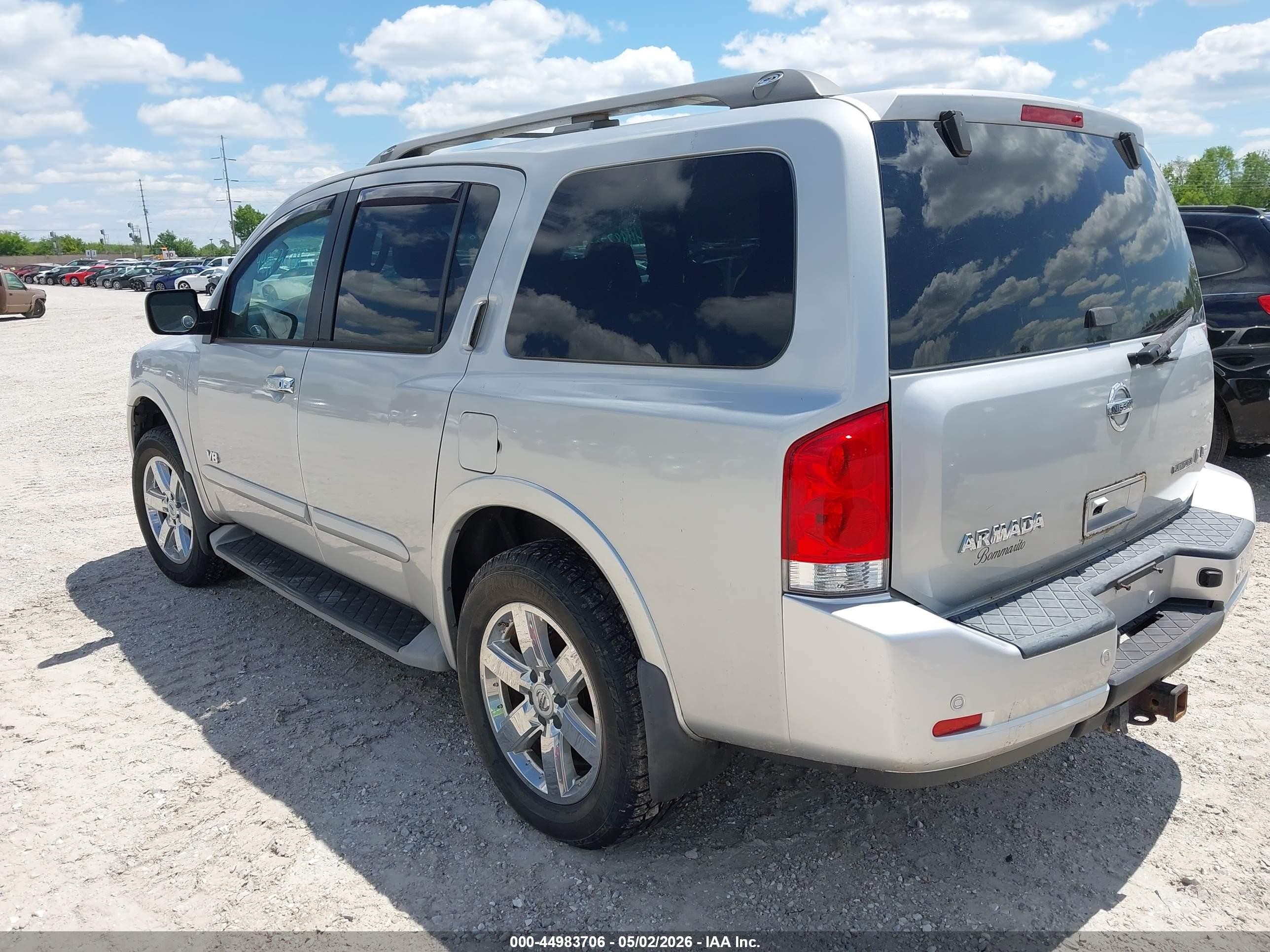 2009 Nissan Armada Le Silver vin: 5N1BA08C89N601589