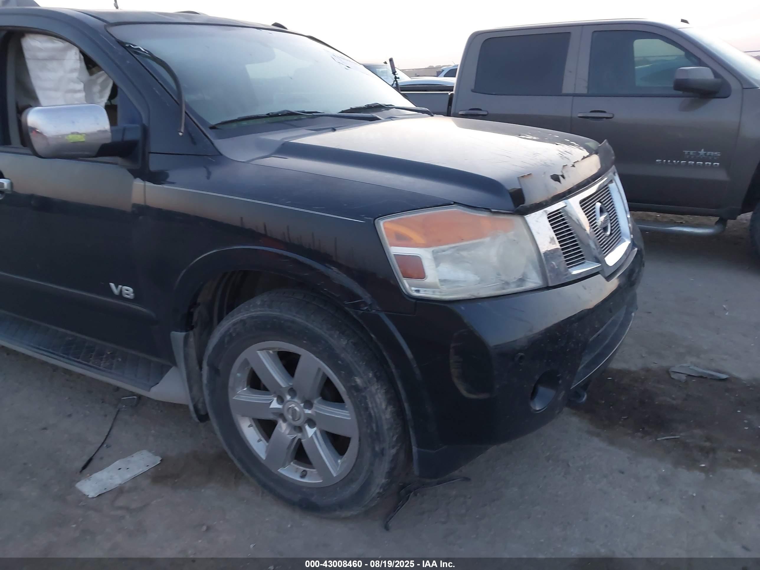 2009 Nissan Armada Le Черный vin: 5N1BA08C89N608171