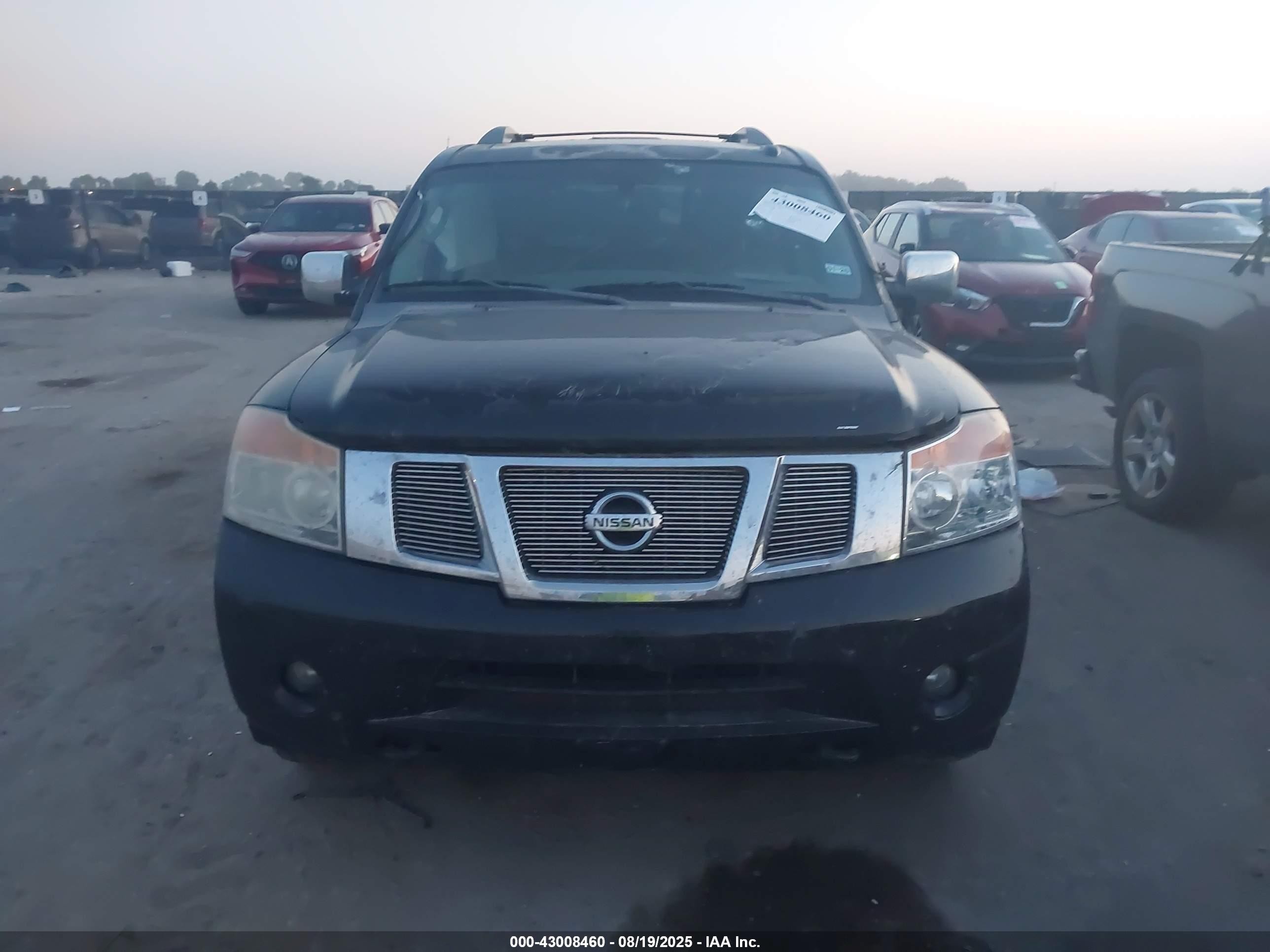 2009 Nissan Armada Le Черный vin: 5N1BA08C89N608171