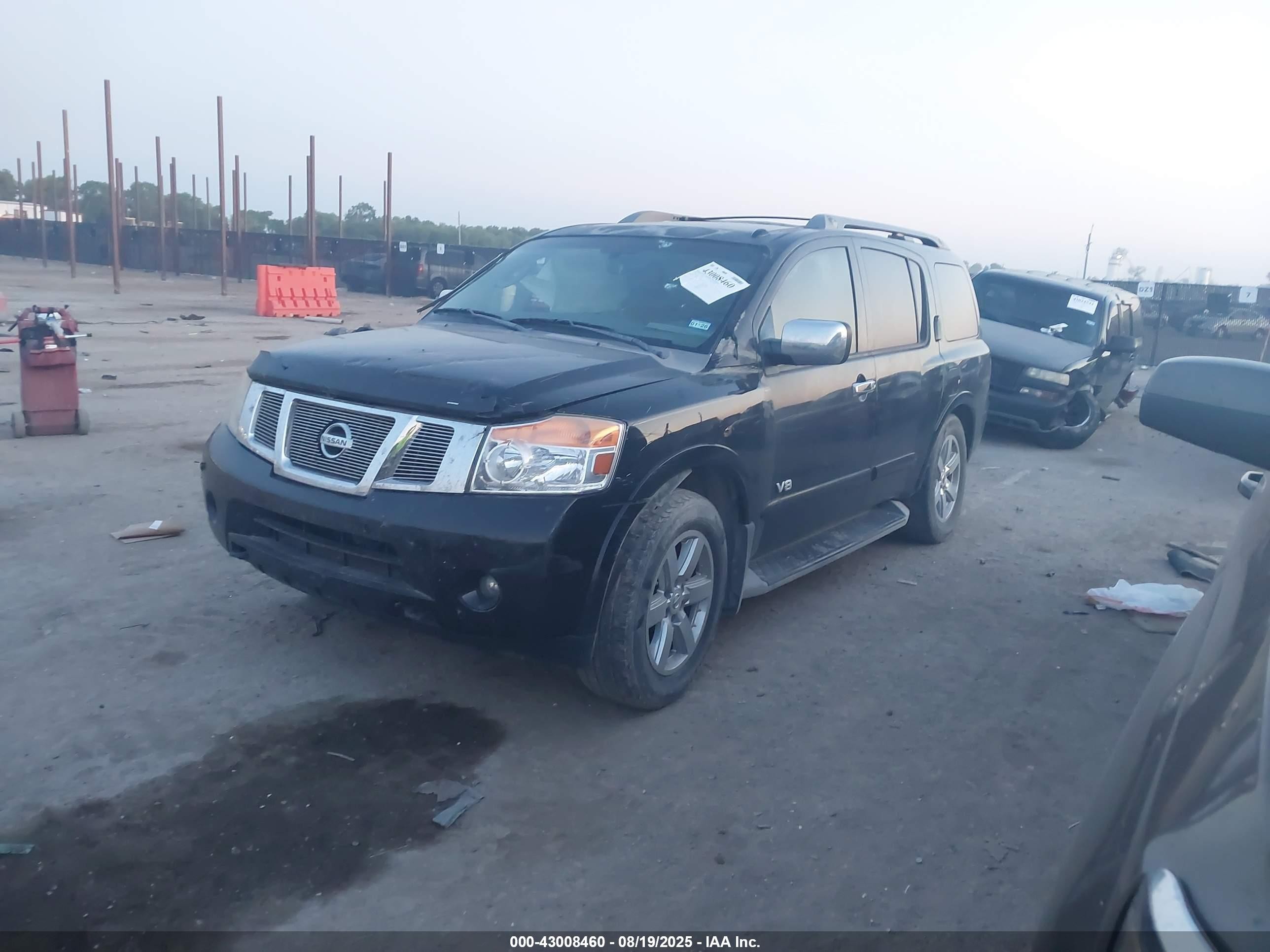 2009 Nissan Armada Le Черный vin: 5N1BA08C89N608171