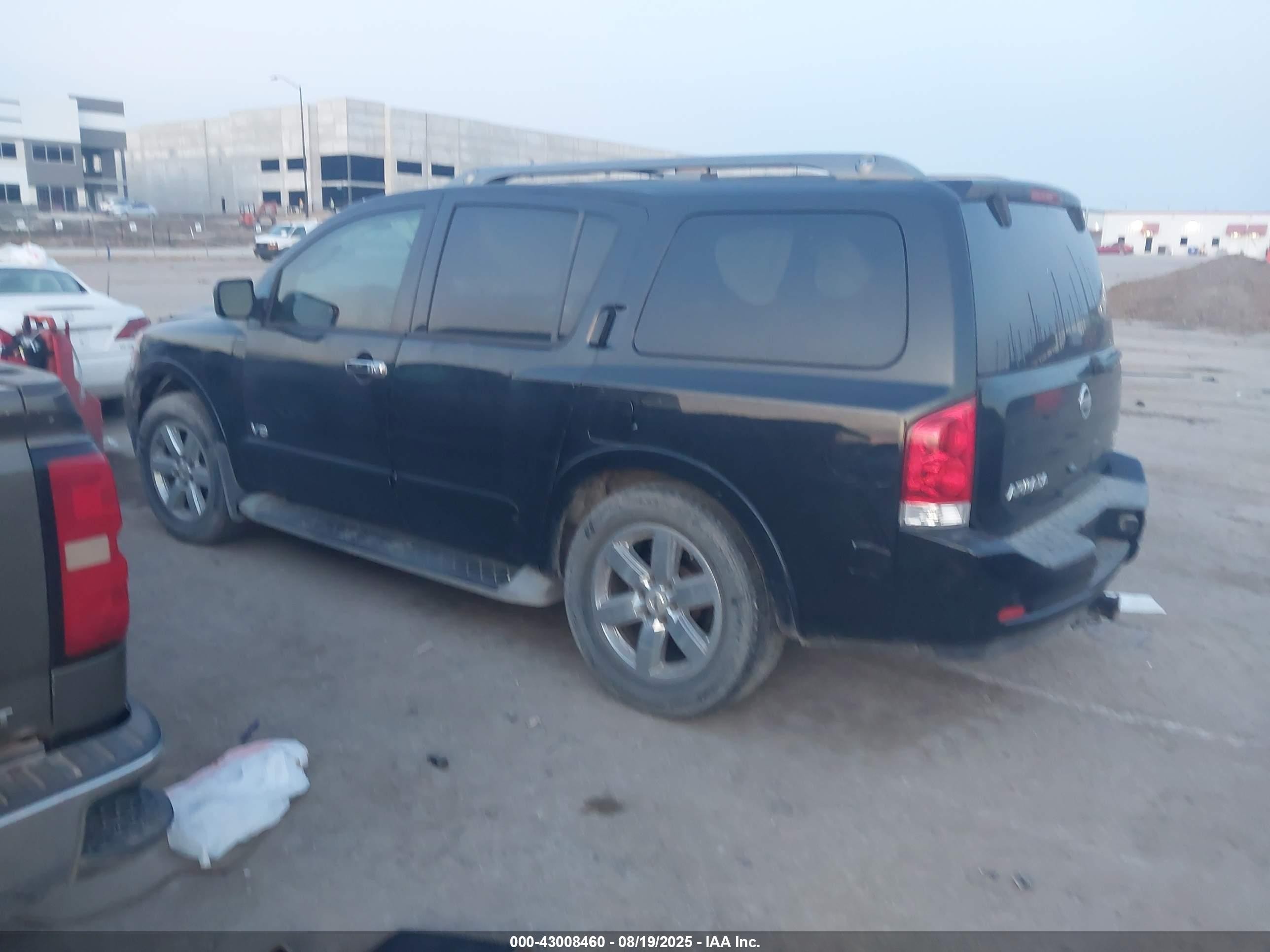 2009 Nissan Armada Le Черный vin: 5N1BA08C89N608171