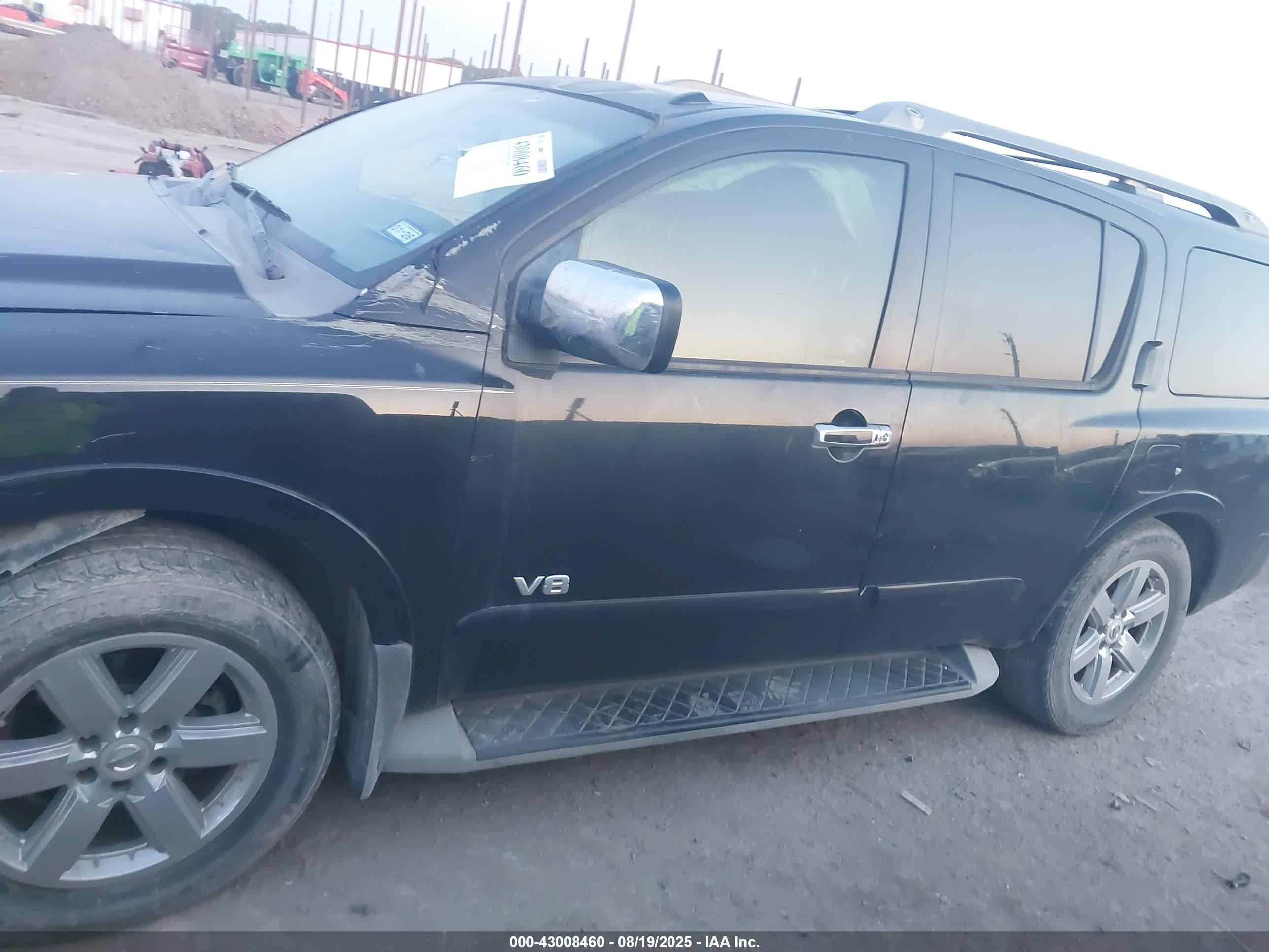 2009 Nissan Armada Le Черный vin: 5N1BA08C89N608171