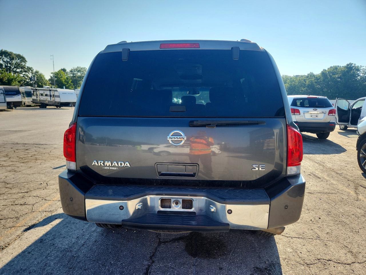 2007 Nissan Armada Se Ffv Gray vin: 5N1BA08C97N714559