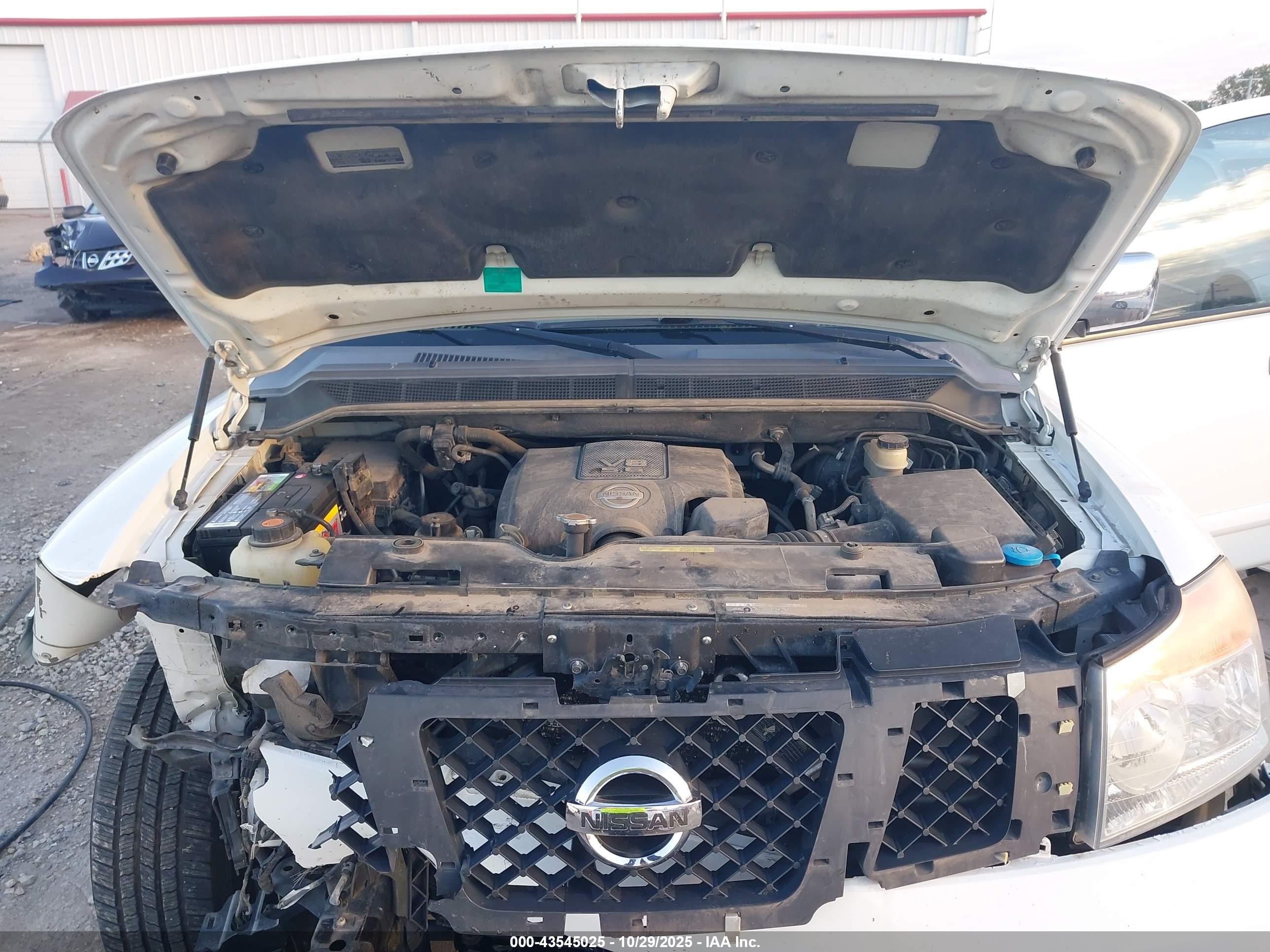 2009 Nissan Armada Se White vin: 5N1BA08C99N600855