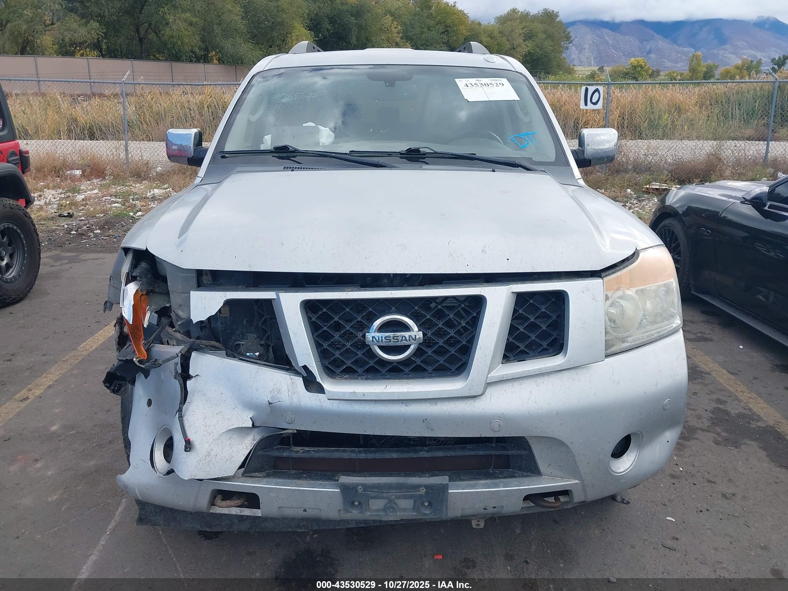 2009 Nissan Armada Se Gray vin: 5N1BA08CX9N602954