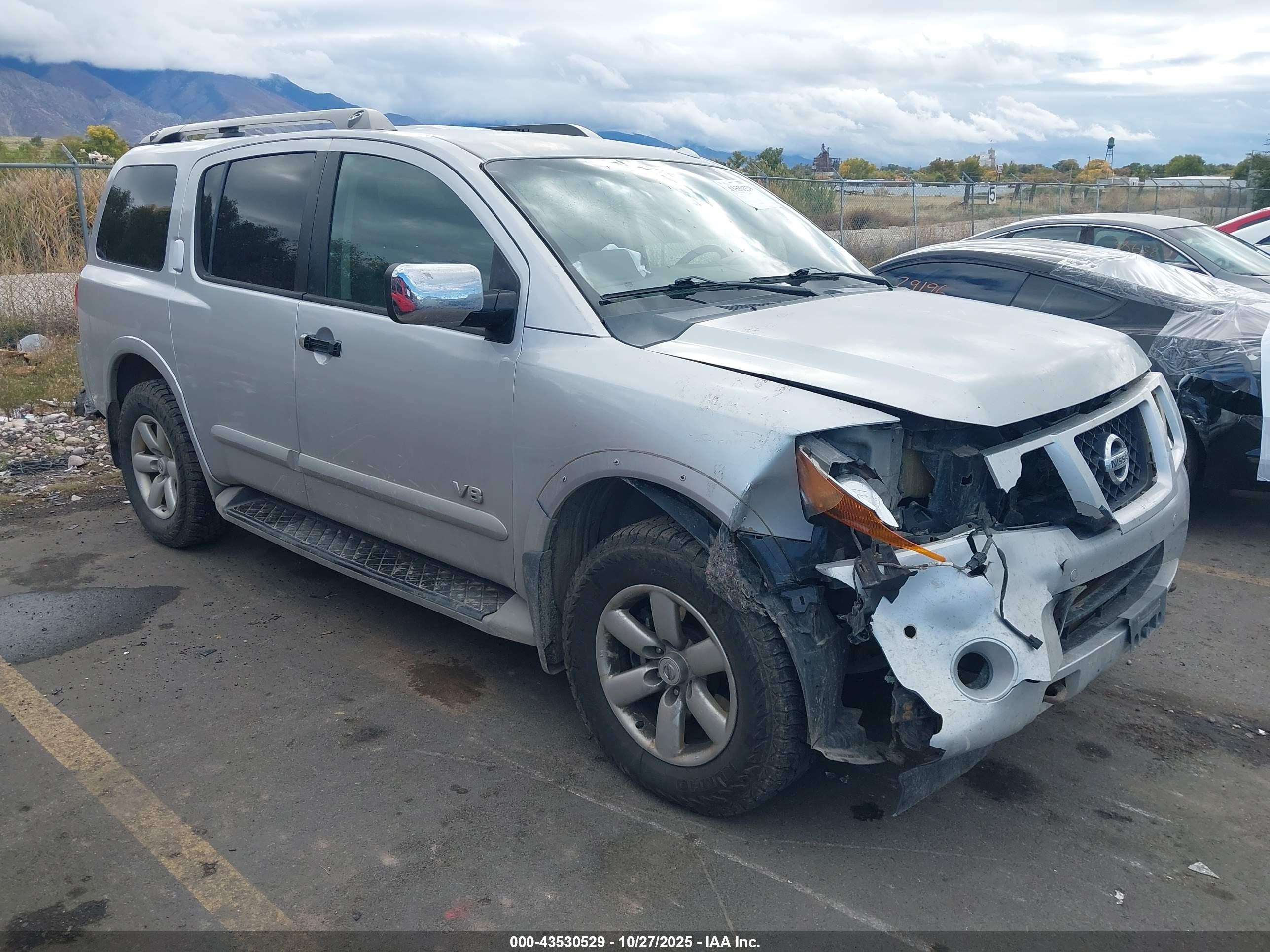 2009 Nissan Armada Se Gray vin: 5N1BA08CX9N602954