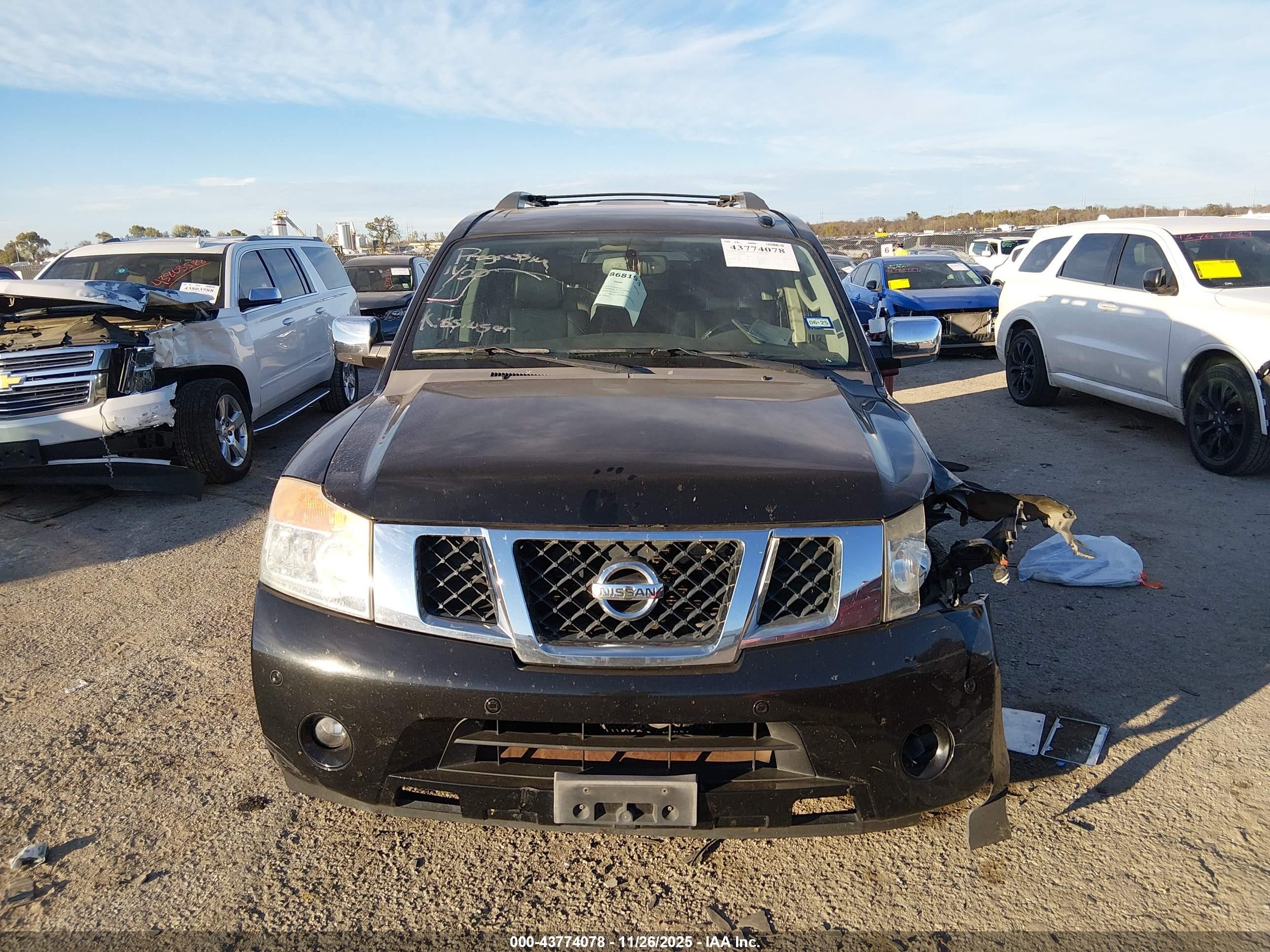 2009 Nissan Armada Le Black vin: 5N1BA08D09N606777