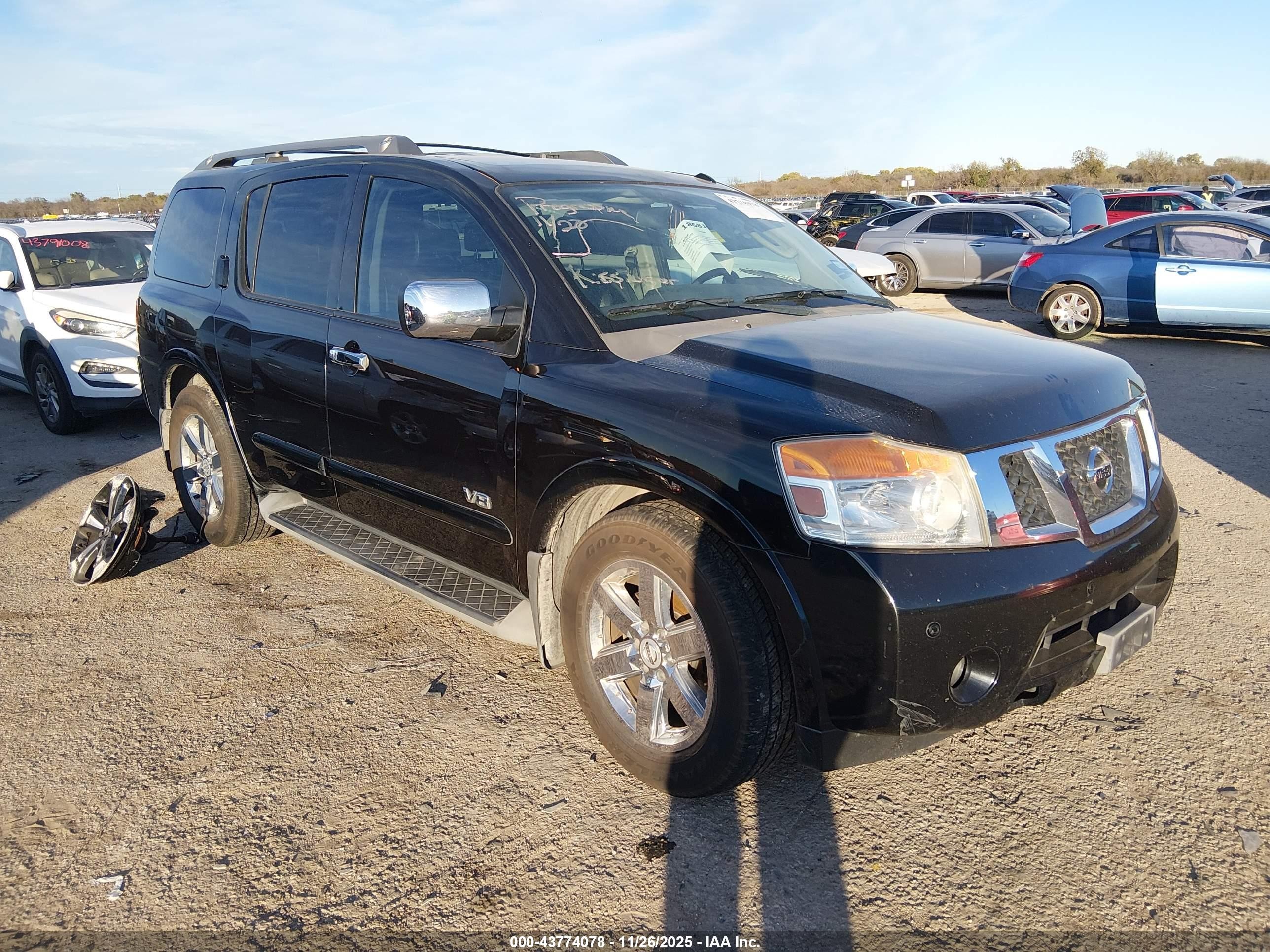 2009 Nissan Armada Le Black vin: 5N1BA08D09N606777