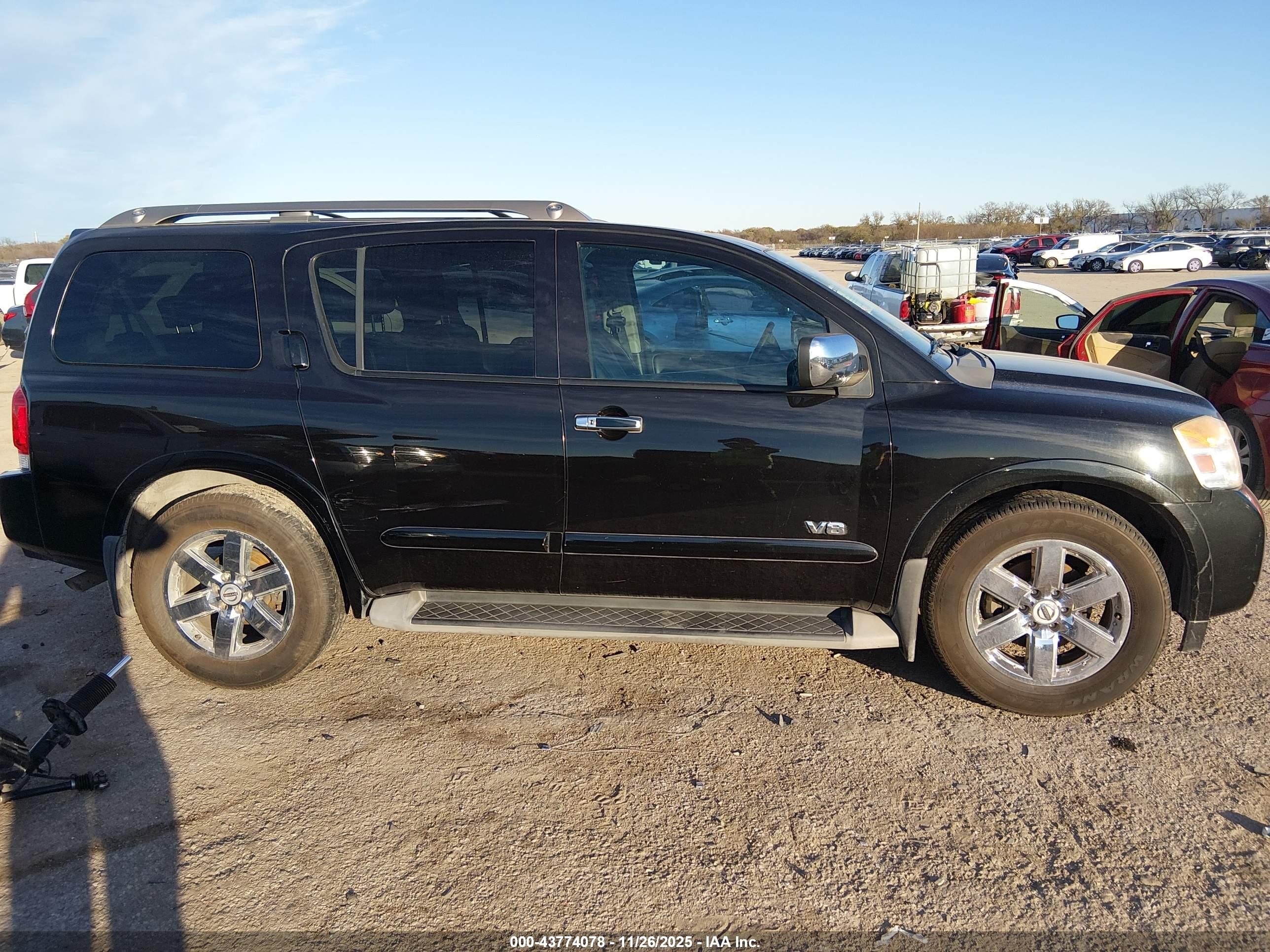 2009 Nissan Armada Le Black vin: 5N1BA08D09N606777