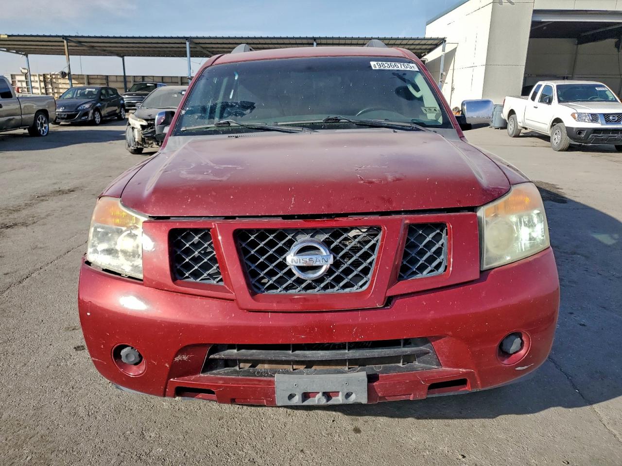 2009 Nissan Armada Se Maroon vin: 5N1BA08D09N608755
