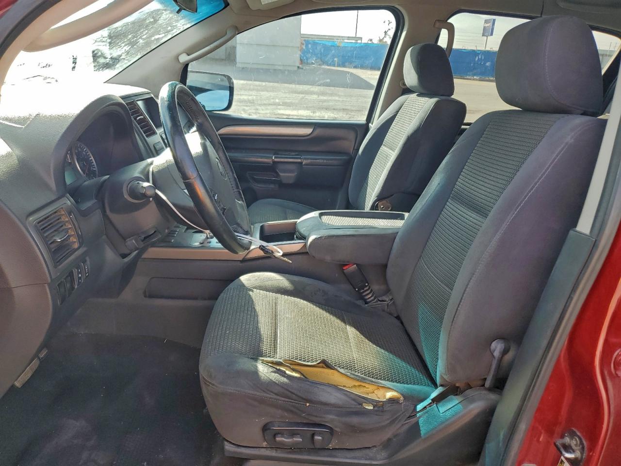 2009 Nissan Armada Se Maroon vin: 5N1BA08D09N608755
