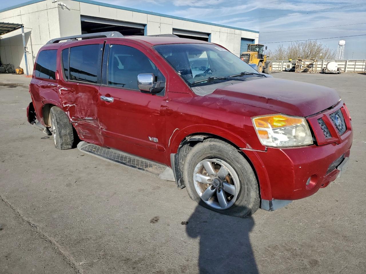 2009 Nissan Armada Se Maroon vin: 5N1BA08D09N608755