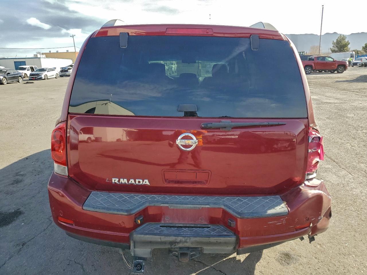 2009 Nissan Armada Se Maroon vin: 5N1BA08D09N608755