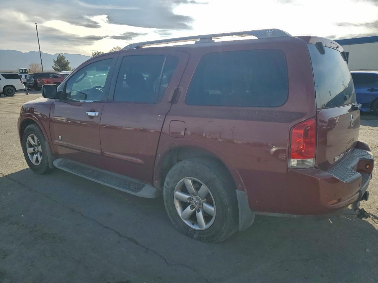 2009 Nissan Armada Se Maroon vin: 5N1BA08D09N608755