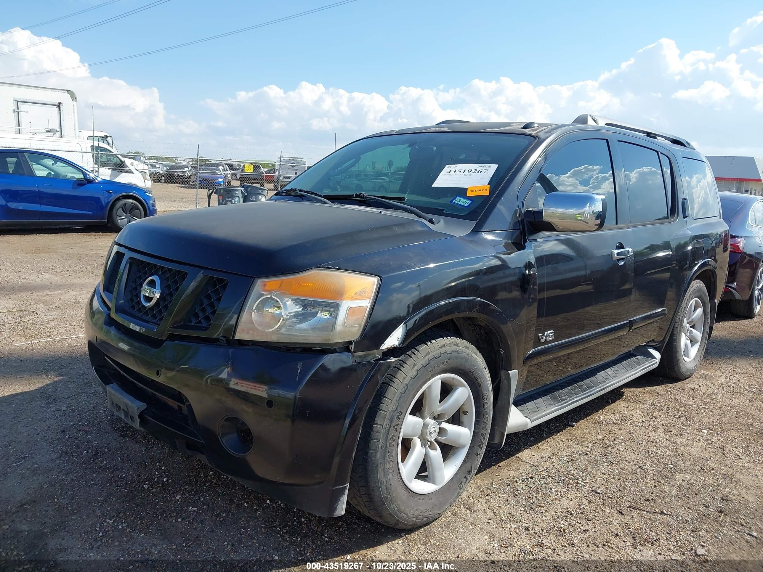 2009 Nissan Armada Se Black vin: 5N1BA08D09N608853